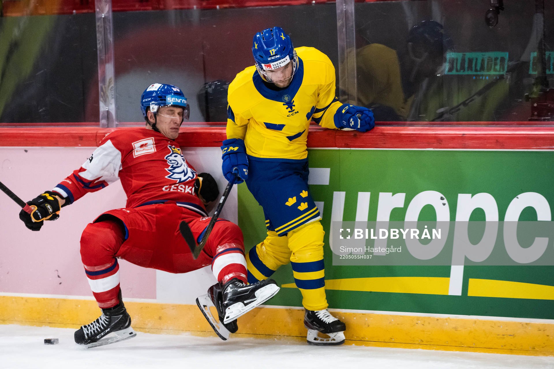David Sklenicka of Czech Republic and Oskar Lang of Sweden