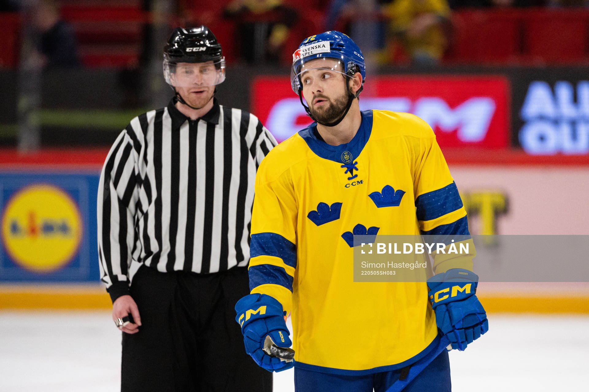 Emil Bemström of Sweden  looks dejected
