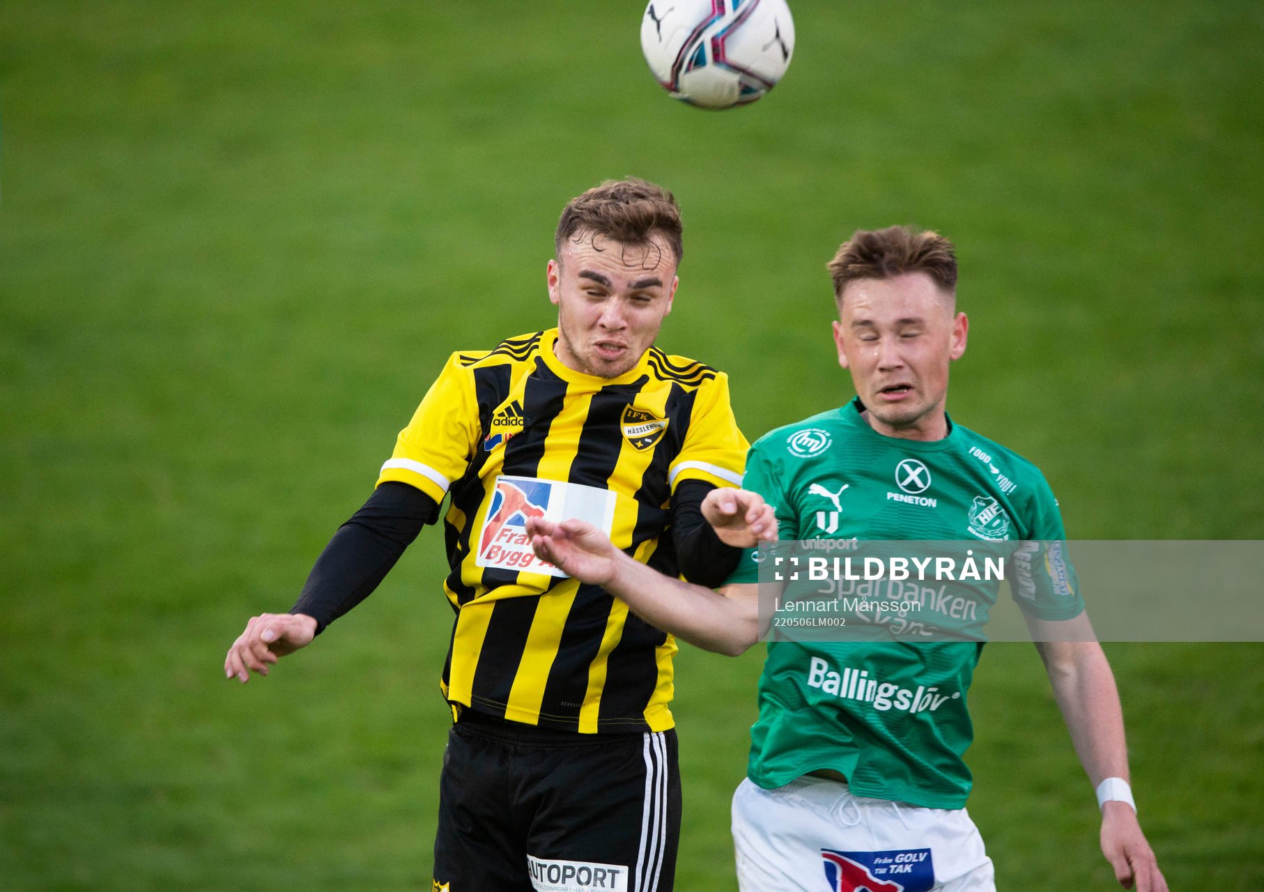 IFK Hässleholms Ludvig Hegdal och Hässleholms IFs Theo
