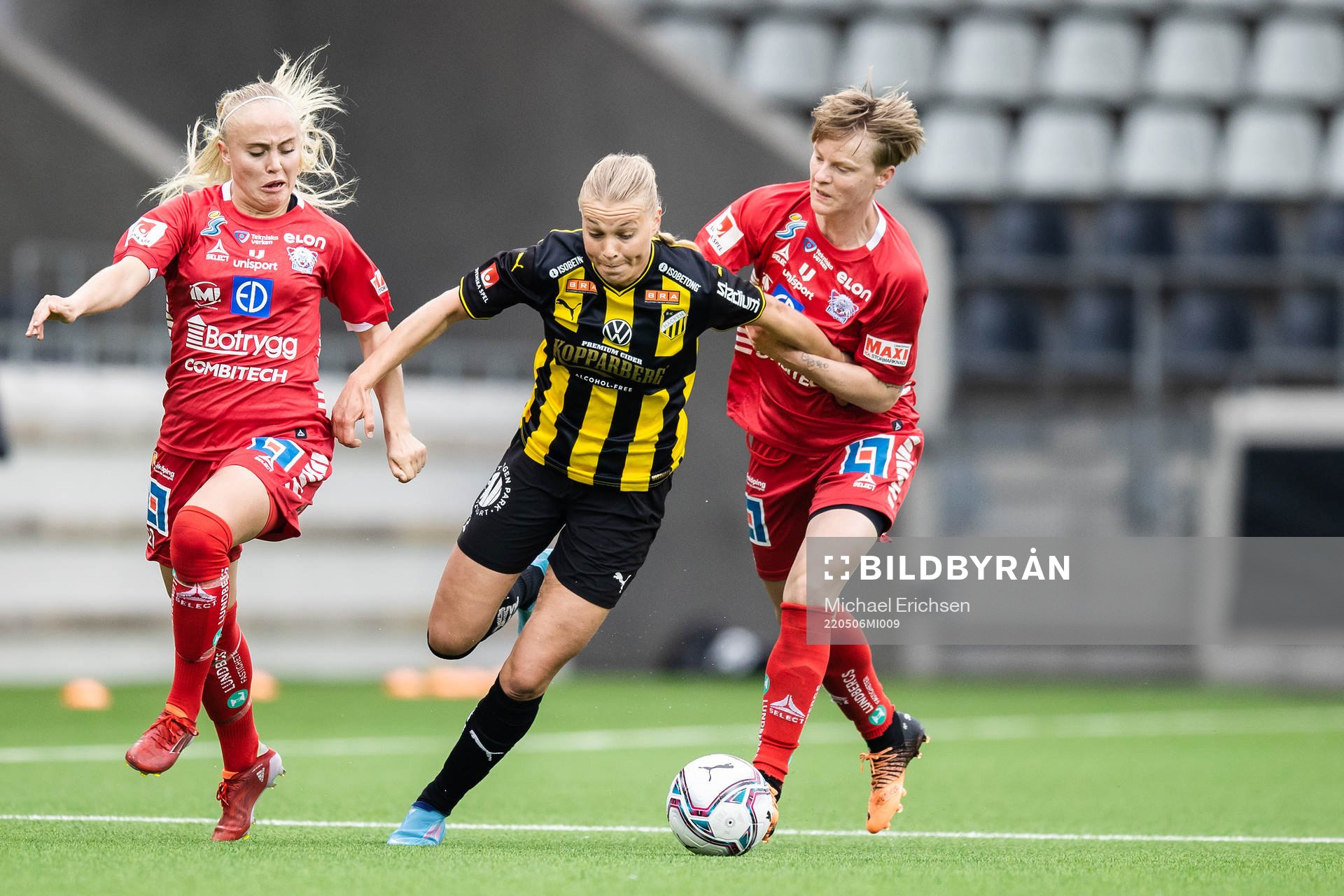 Linköpings Alva Selerud och Nilla Fischer mot Häckens