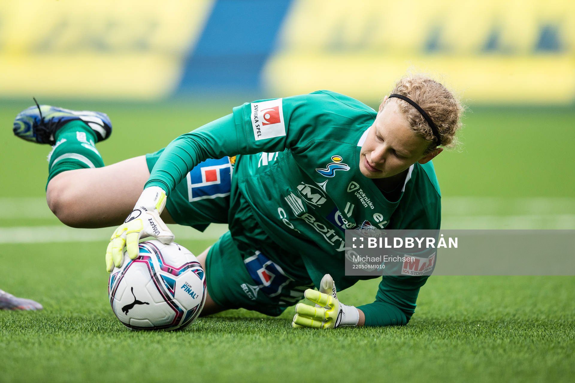 Linköpings  målvakt Cajsa Andersson
