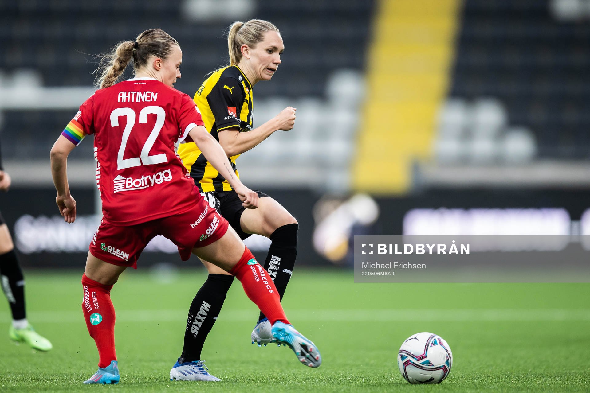Häckens Elin Rubensson och Linköpings Olga Ahtinen
