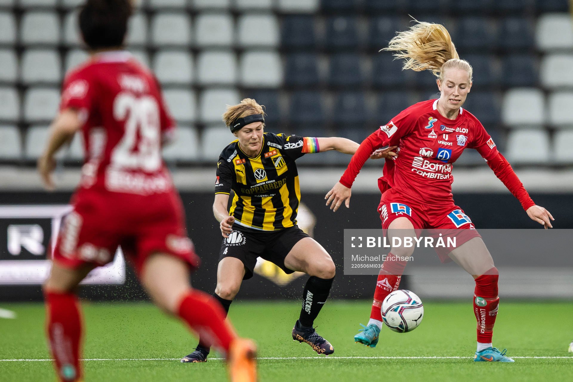 Häckens Rosa Kafaji och Linköpings Amalie Vangsgaard