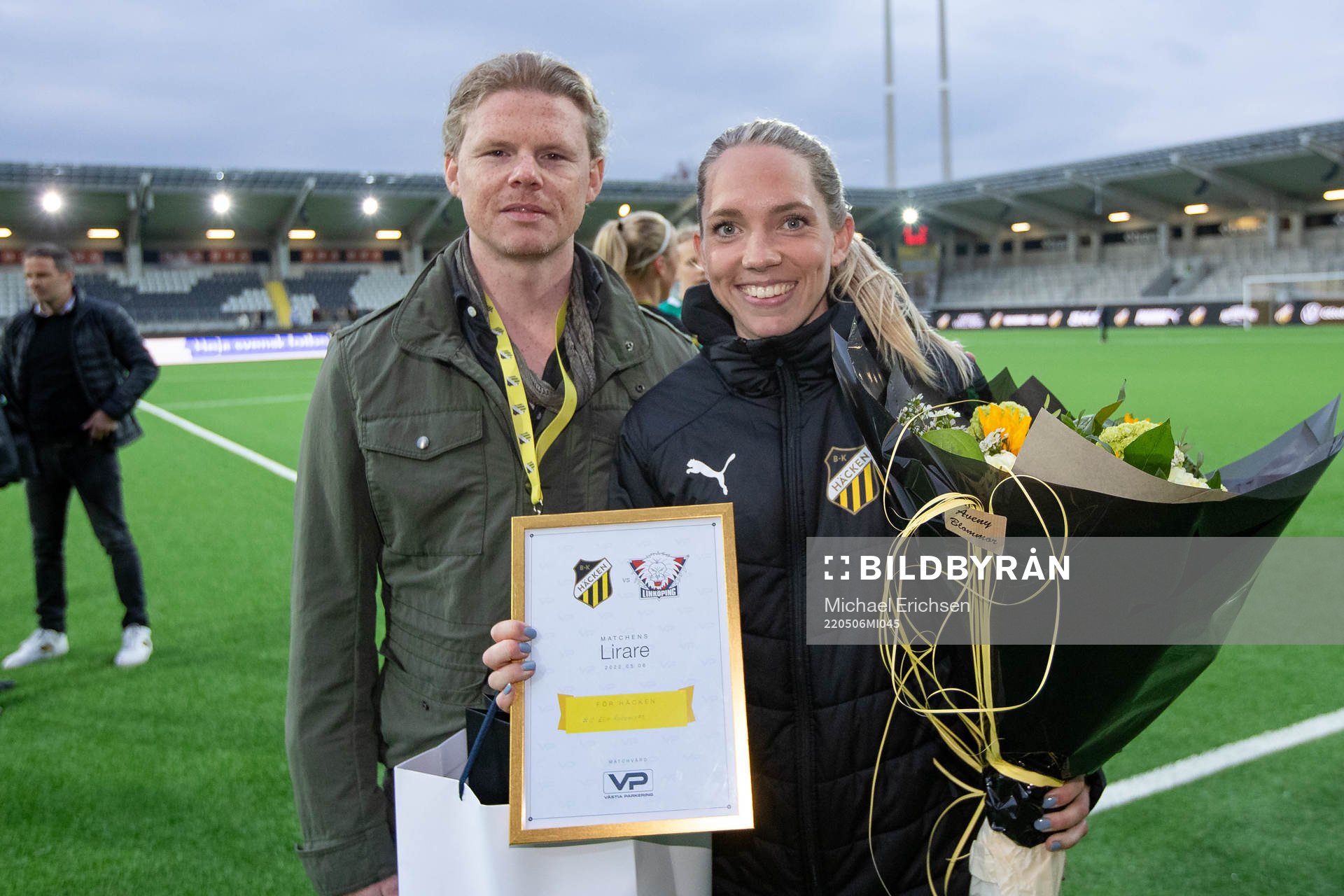 Häckens Elin Rubensson med pris som matchens lirare
