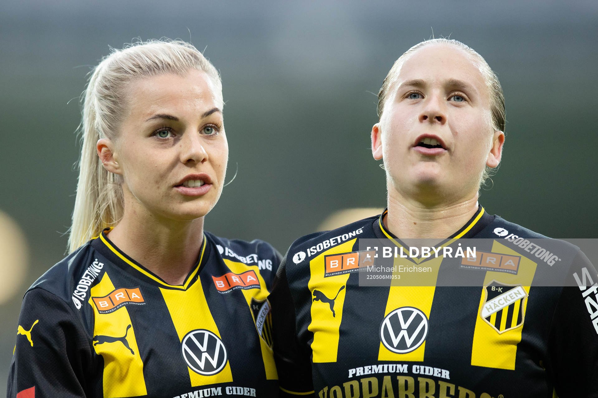 Häckens Lotta Öqvist och Filippa Curmark
