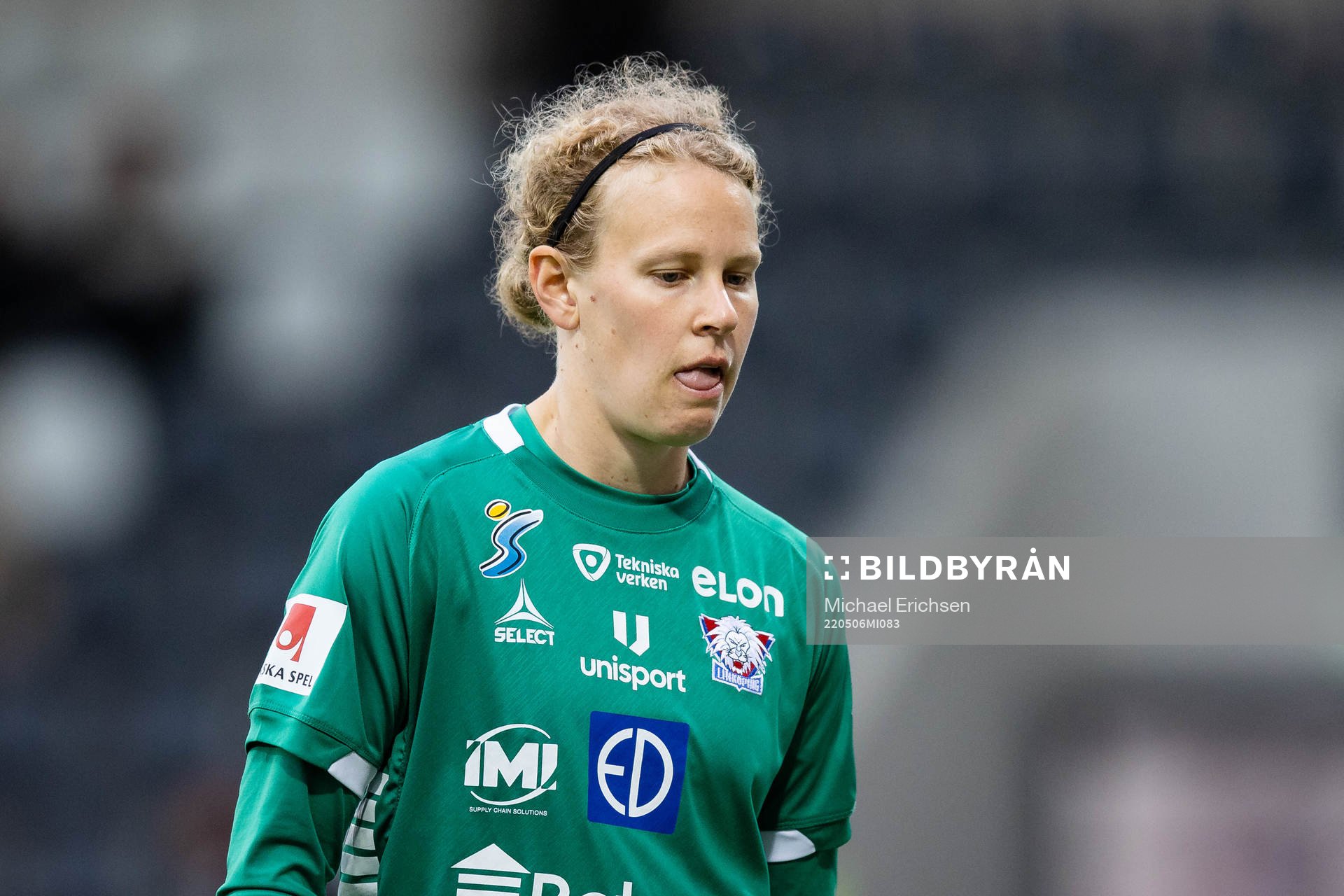 Linköpings  målvakt Cajsa Andersson