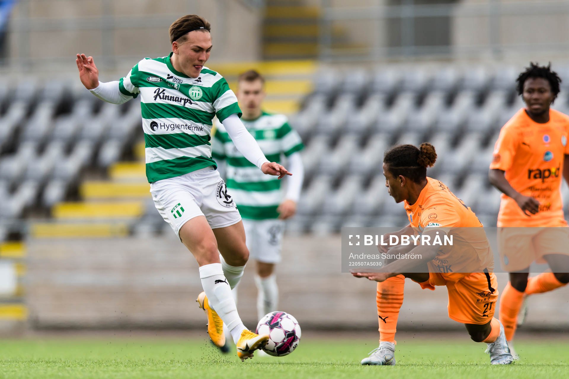 Västerås Miguel Sandberg och AFC Eskilstunas Mikael