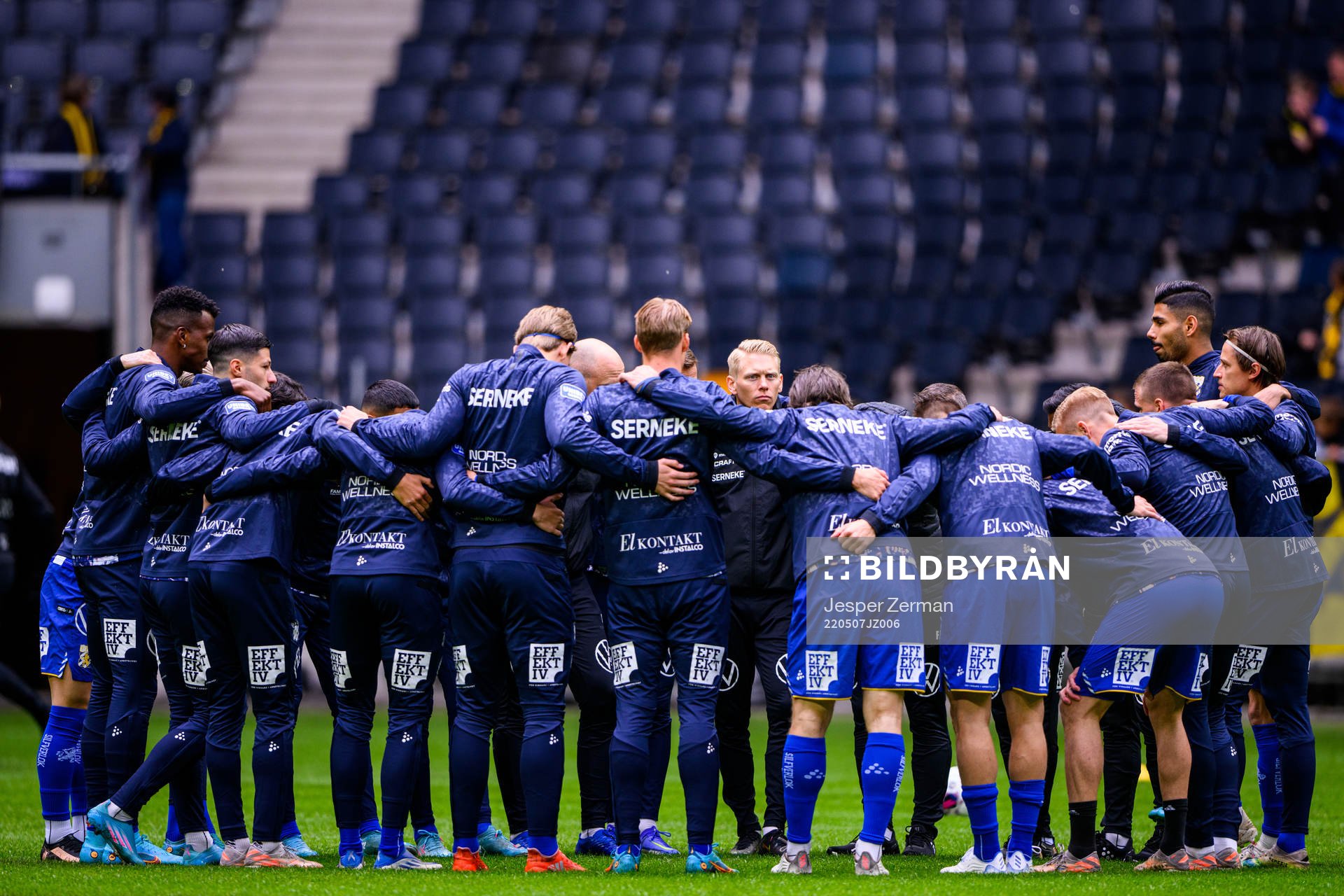 IFK Göteborgs spelare samlas