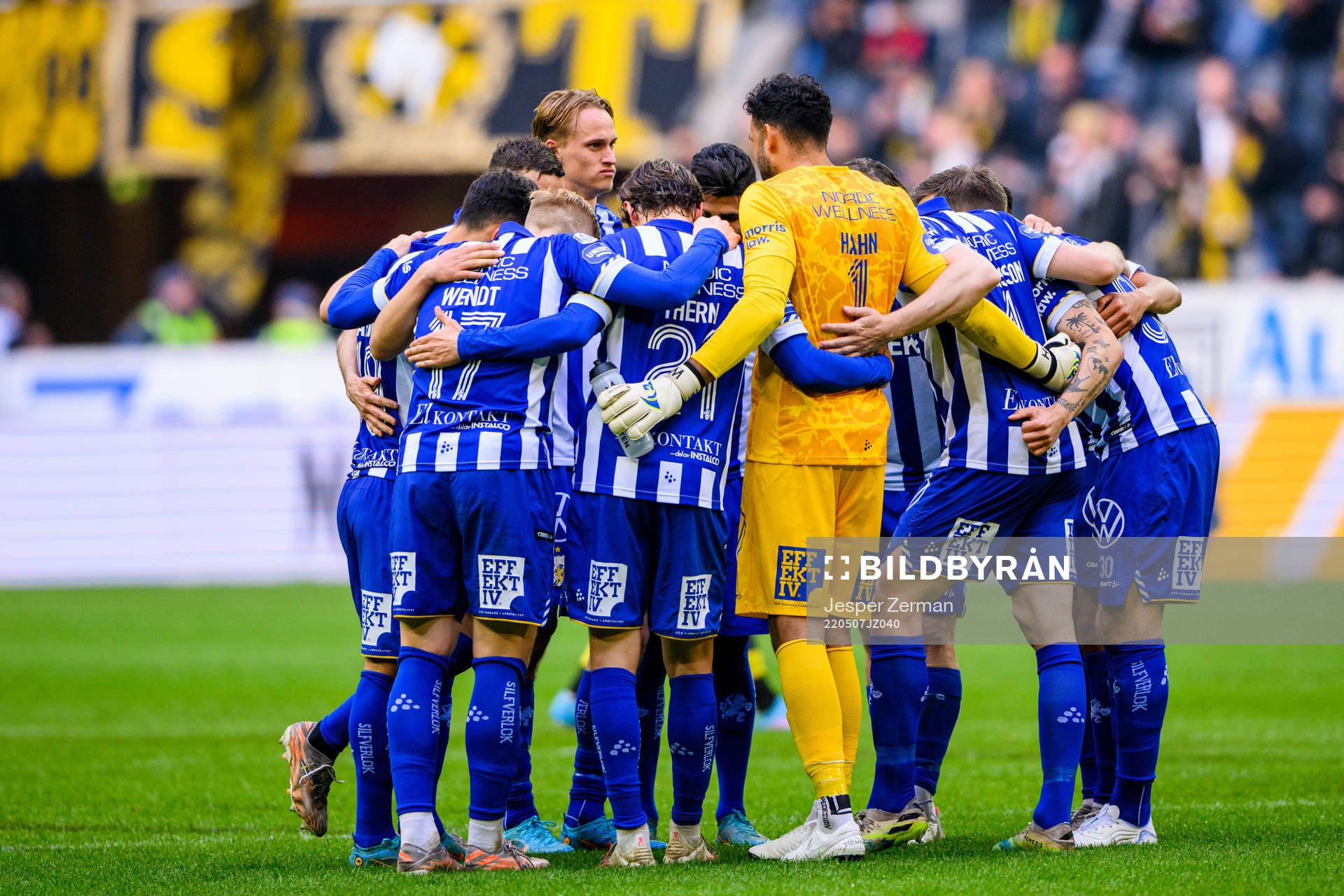 IFK Göteborgs spelare samlas