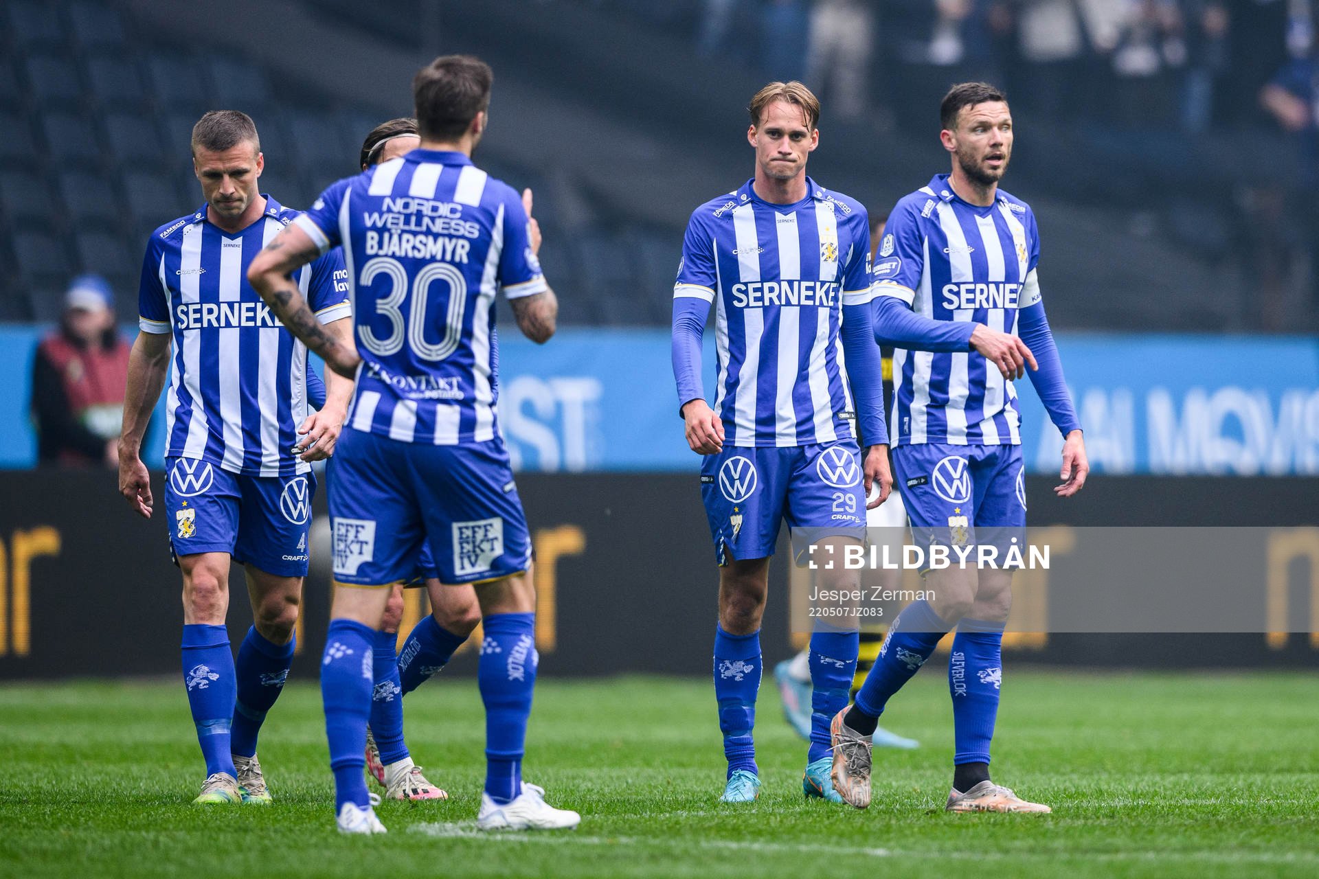 IFK Göteborgs Carl Johansson, Oscar Vilhelmsson och Marcus