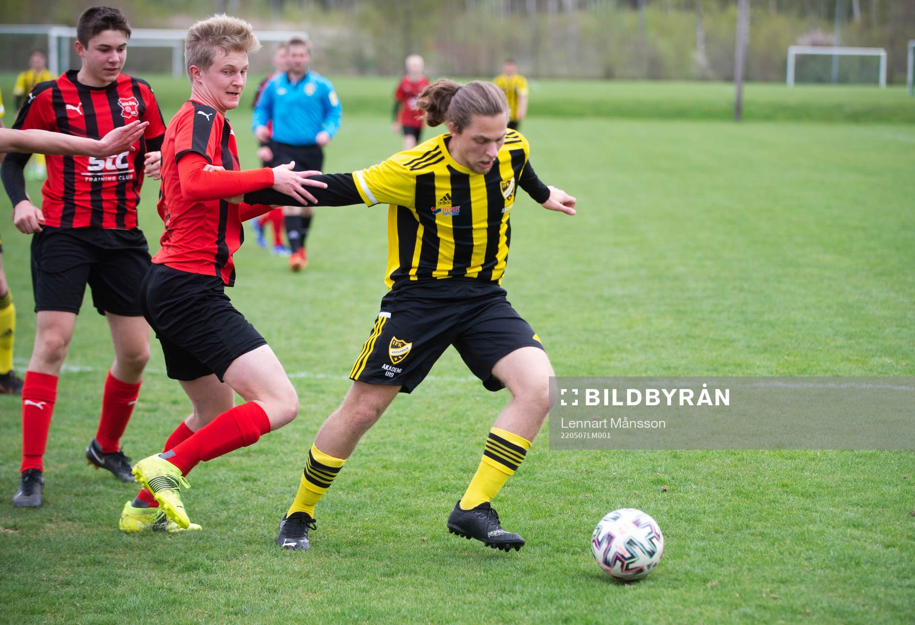 i matchen för U19 (U17) mellan IFK Hässleholm och Eslövs
