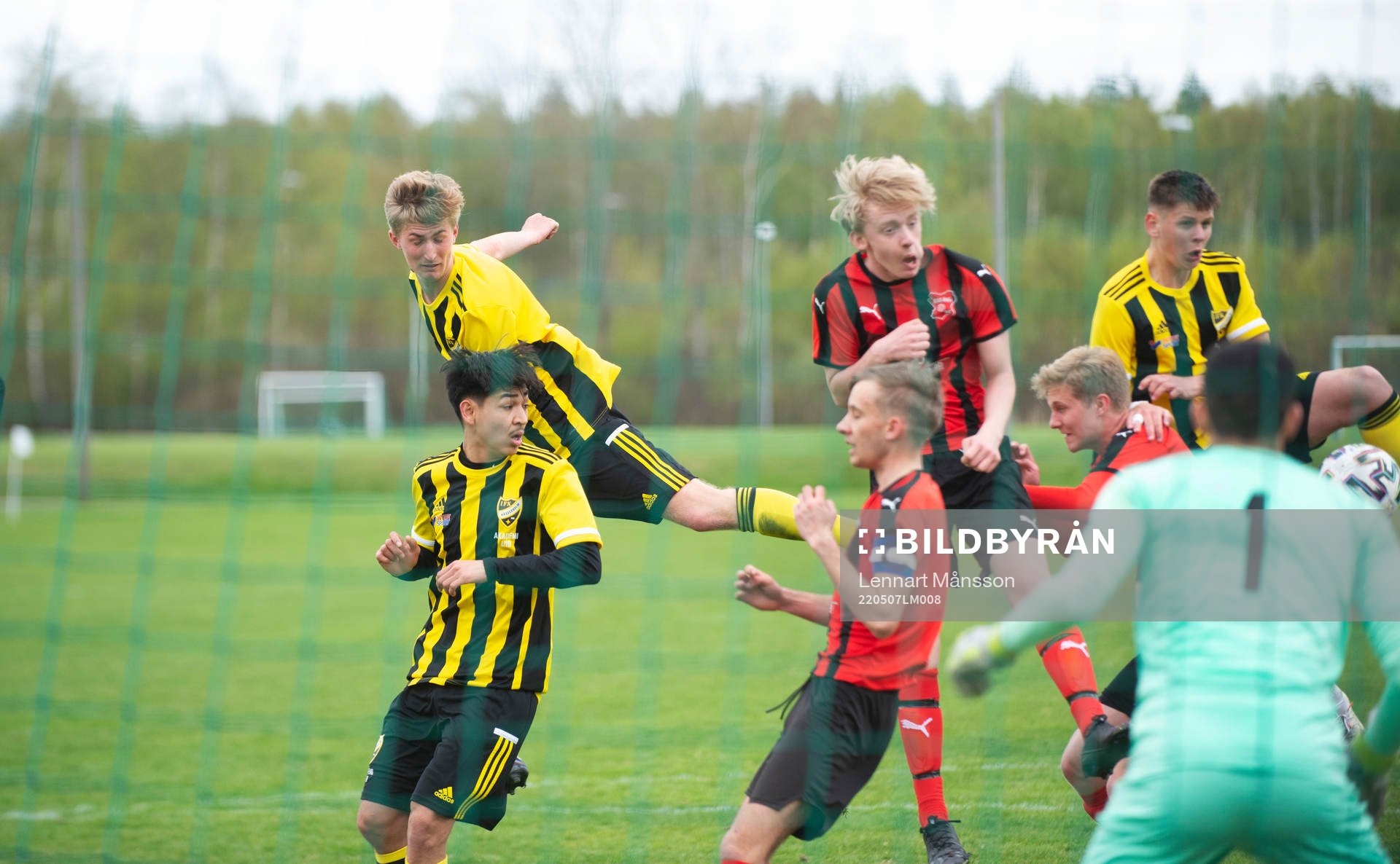 i matchen för U19 (U17) mellan IFK Hässleholm och Eslövs