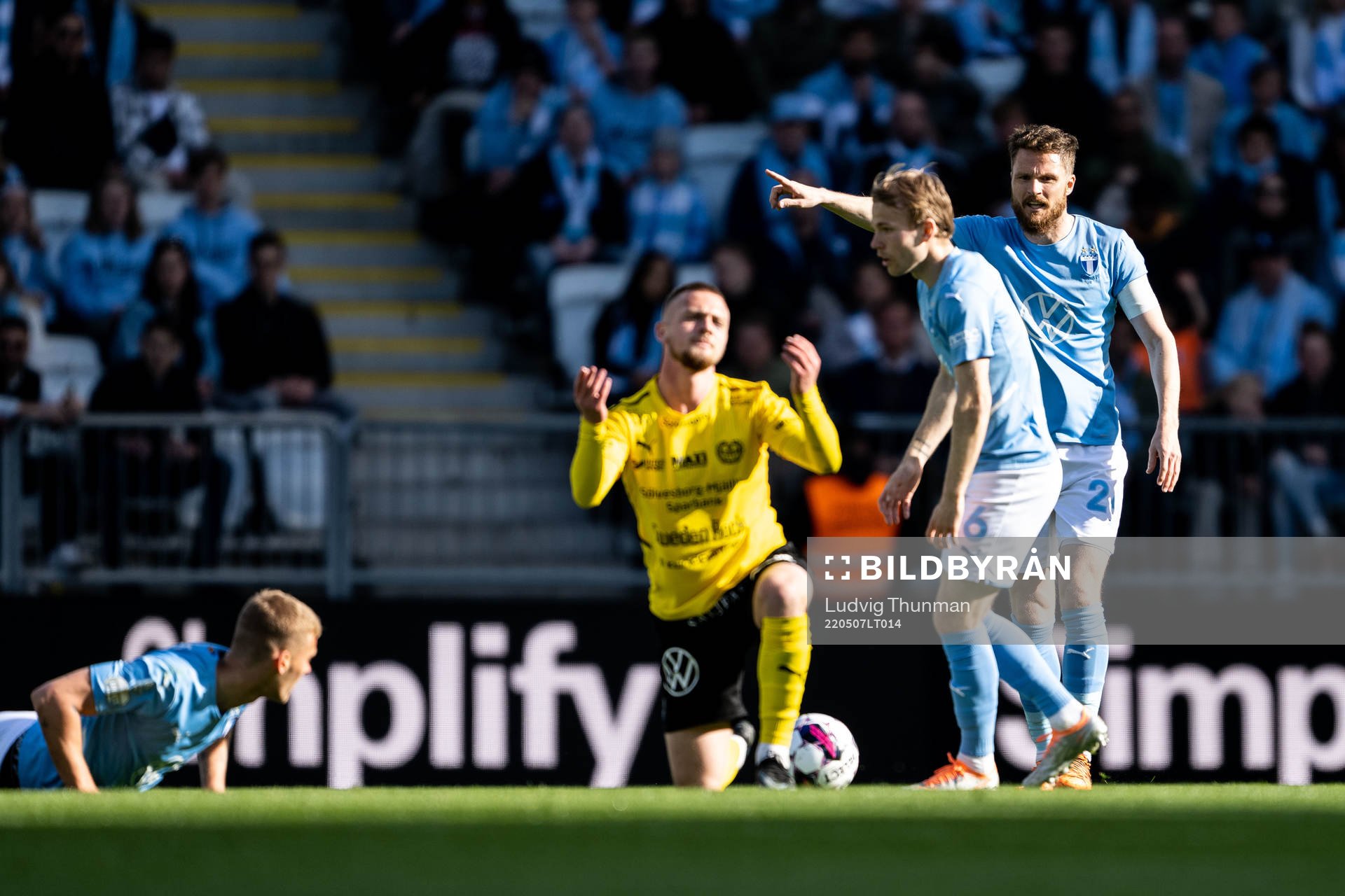 Malmö FFs Jonas Knudsen och Oscar Lewicki