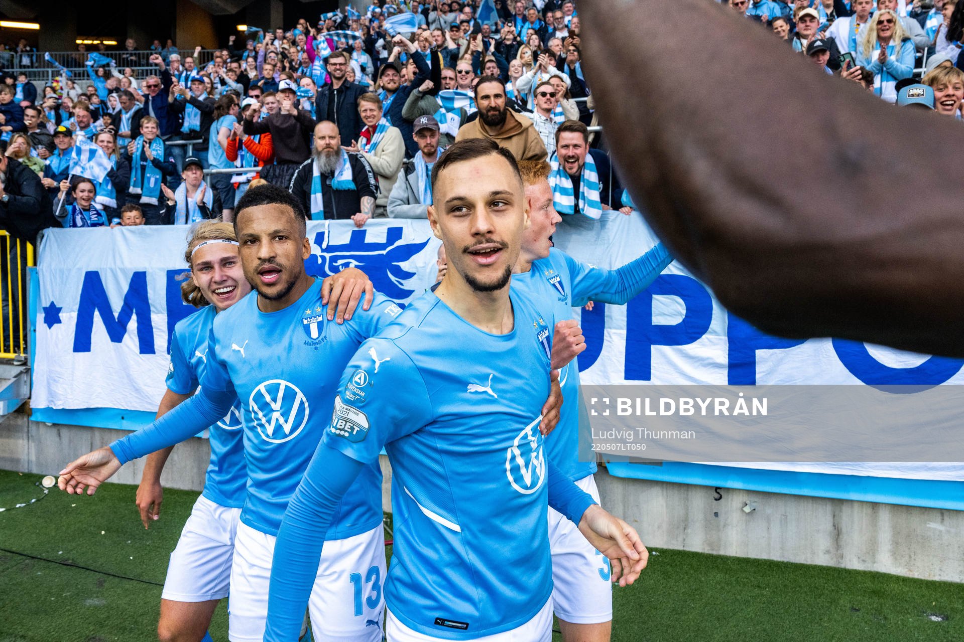Malmö FFs Veljko Birmancevic jublar