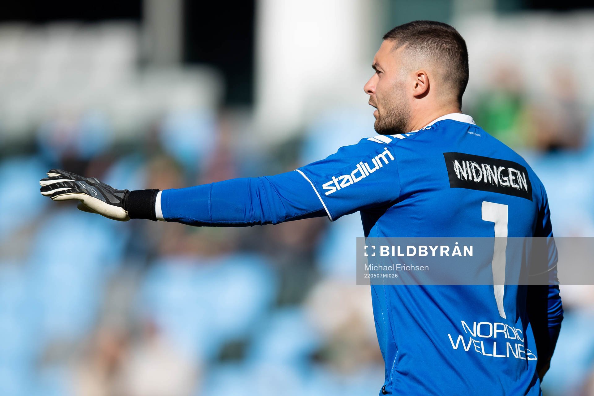 GAIS målvakt Mergim Krasniqi