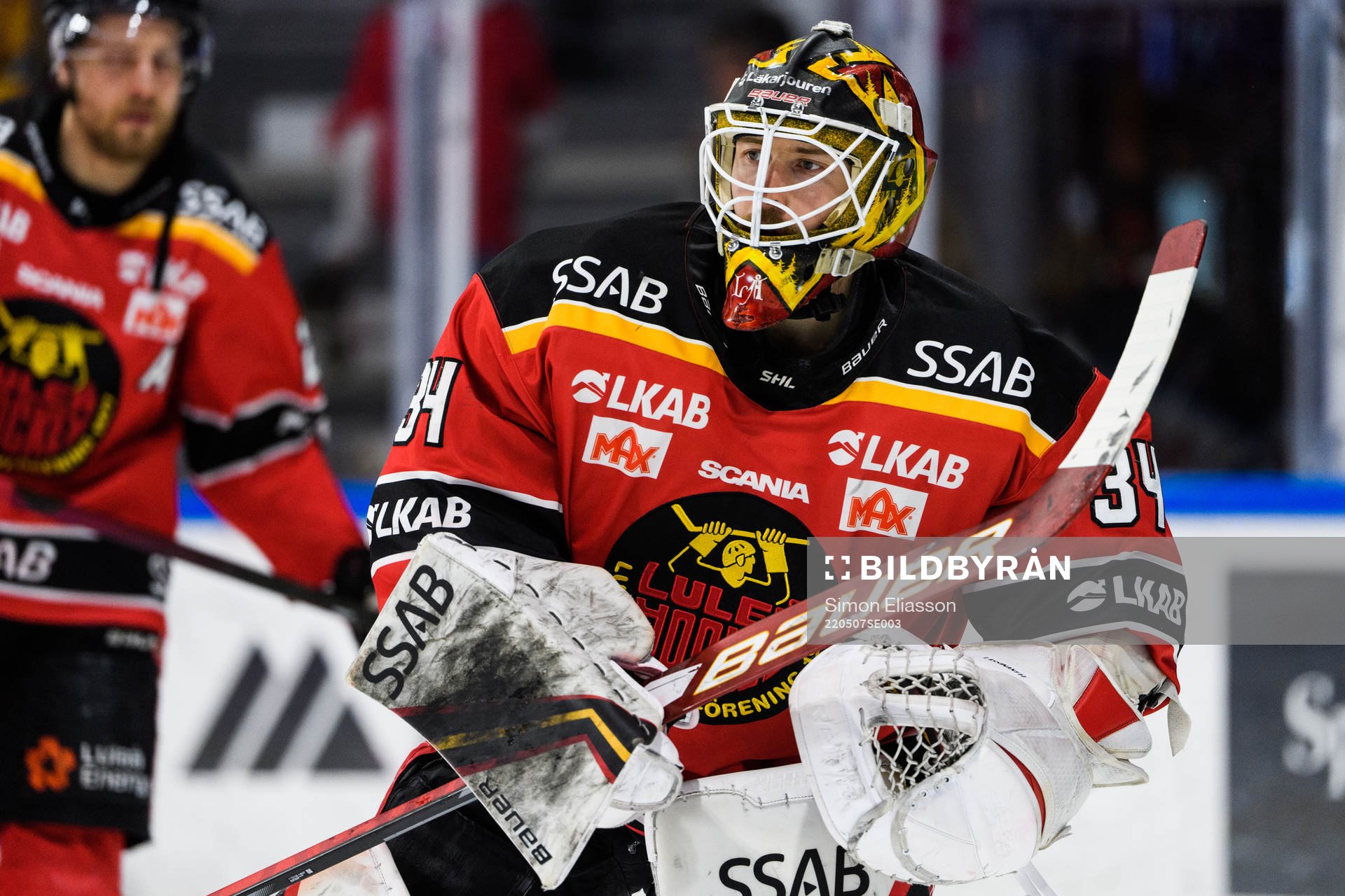 Luleås målvakt Joel Lassinantti