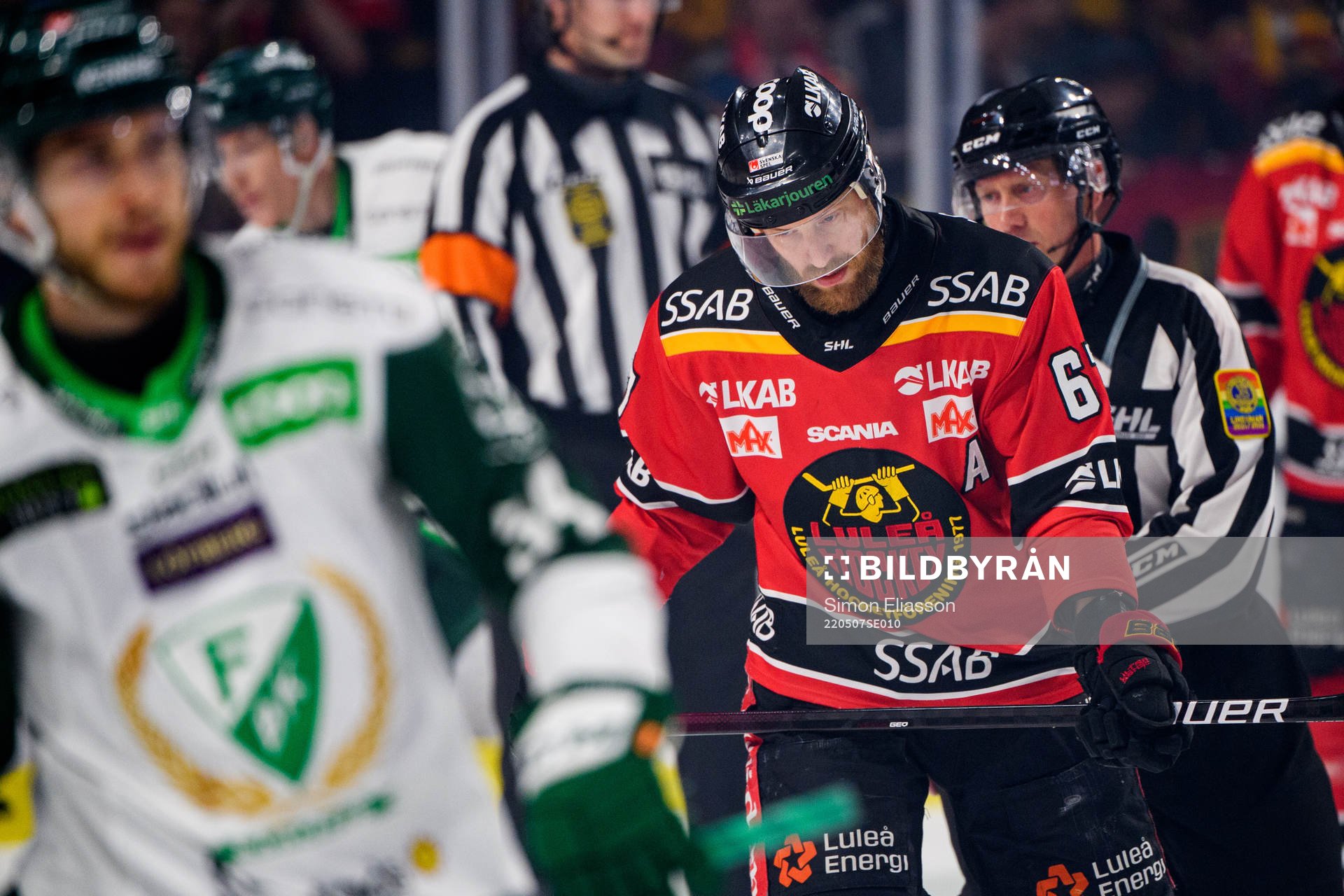 Luleås Linus Omark deppar