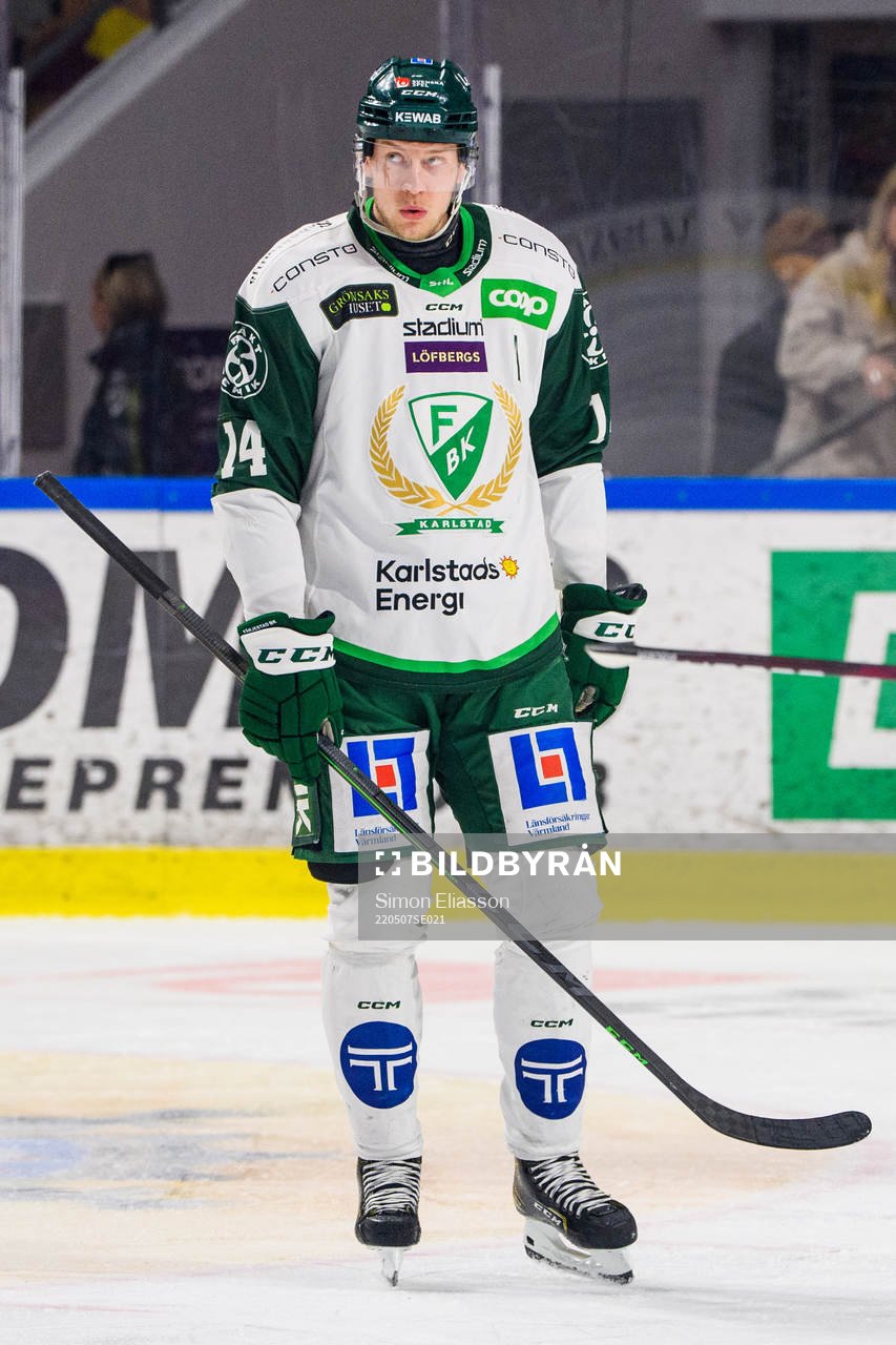 Färjestads Victor Ejdsell deppar