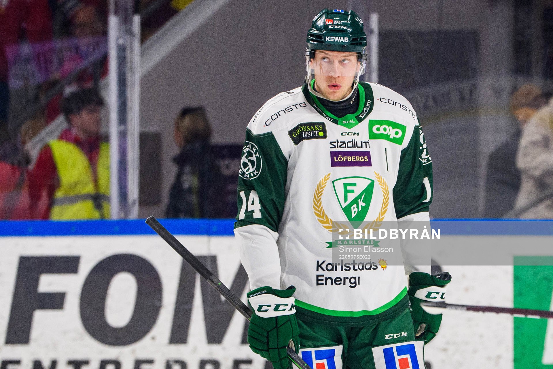 Färjestads Victor Ejdsell deppar