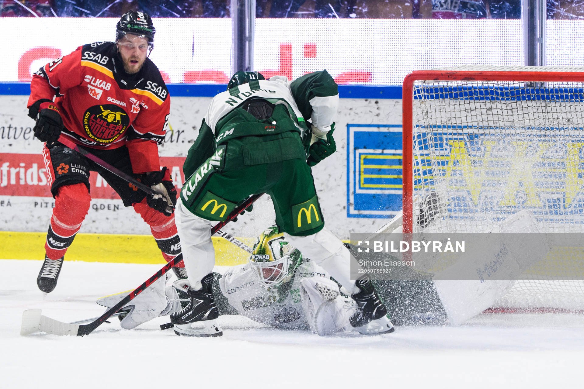 Färjestads målvakt Dominik Furch