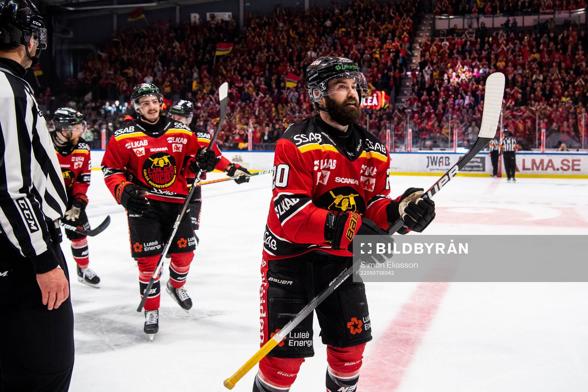 Luleås Jack Connolly jublar