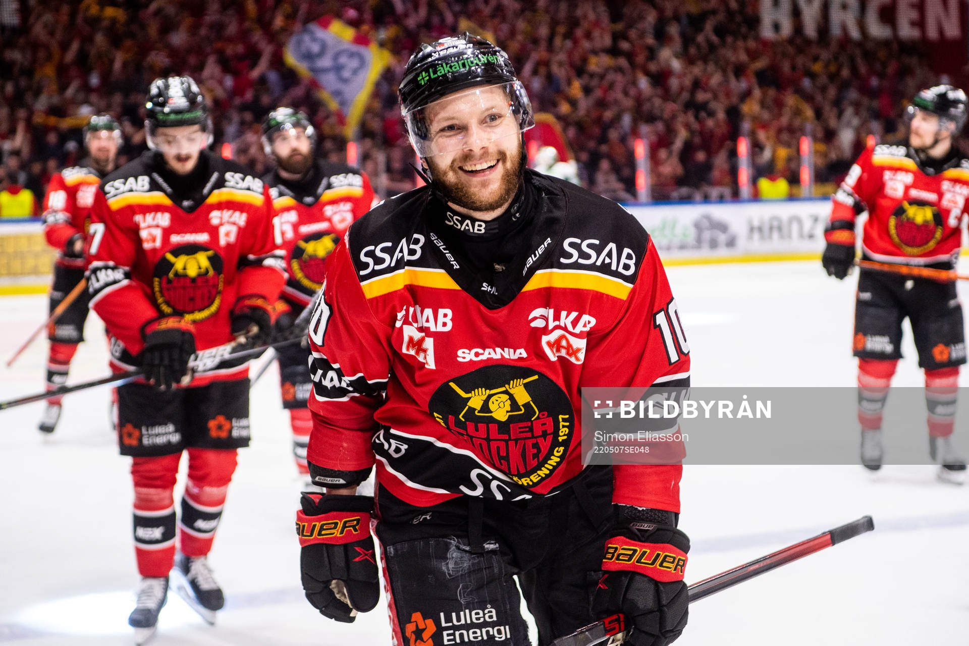 Luleås Einar Emanuelsson jublar