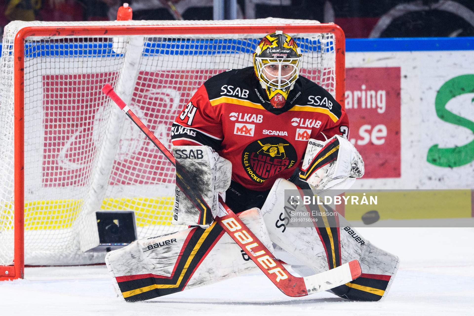 Luleås målvakt Joel Lassinantti