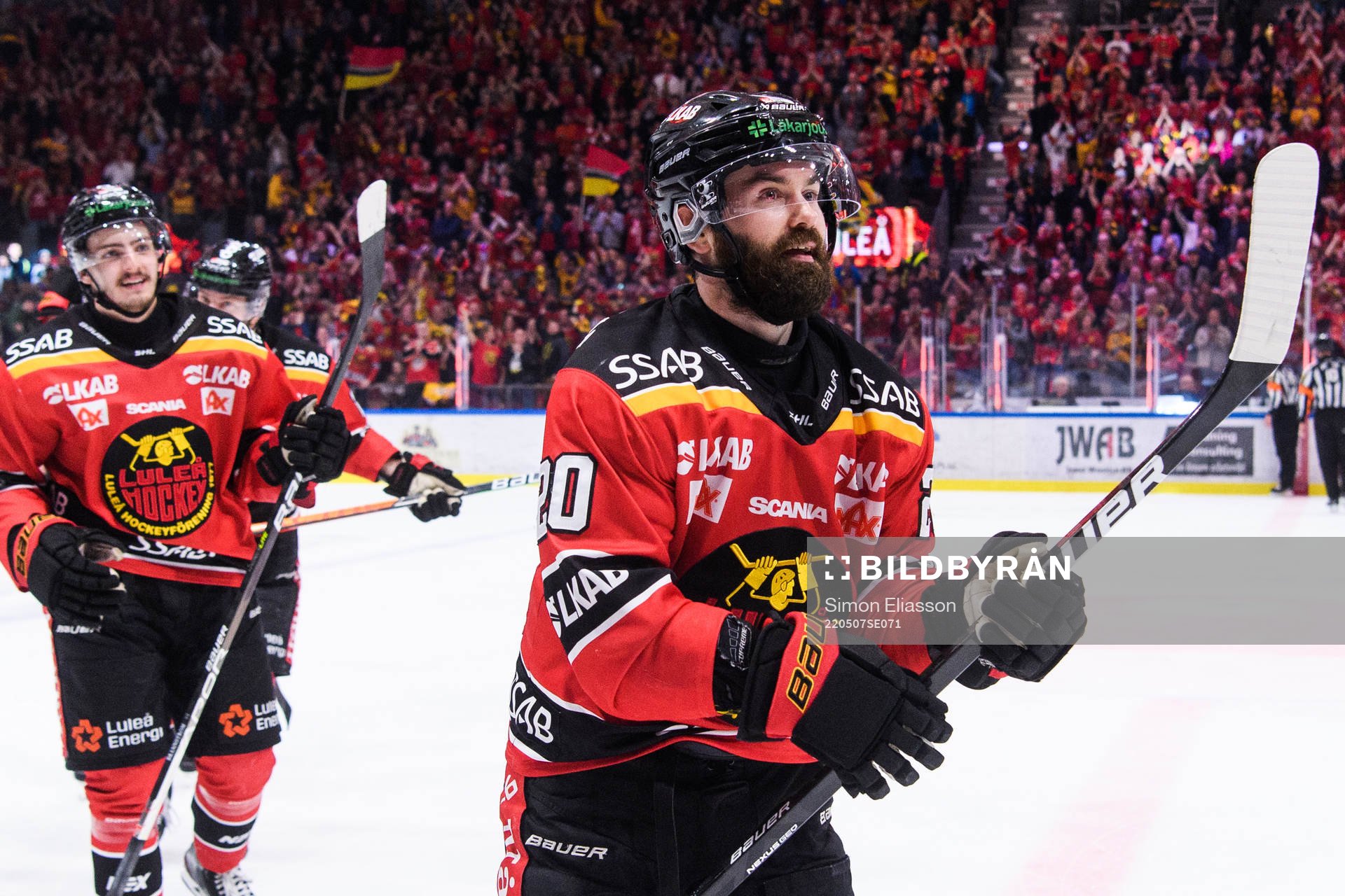 Luleås Jack Connolly jublar