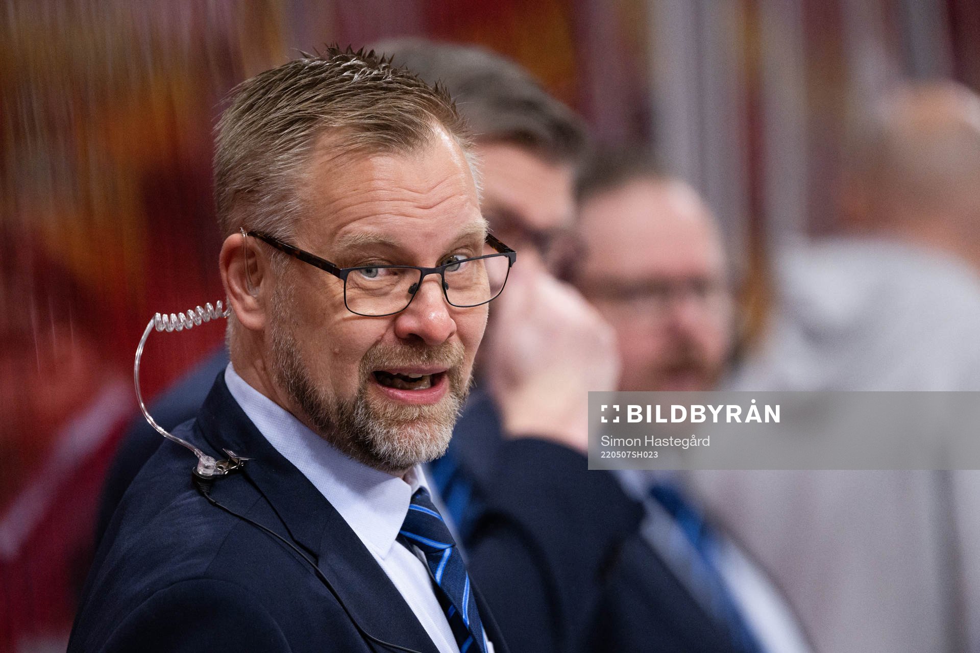 Assistant coach Mikko Manner of Finland