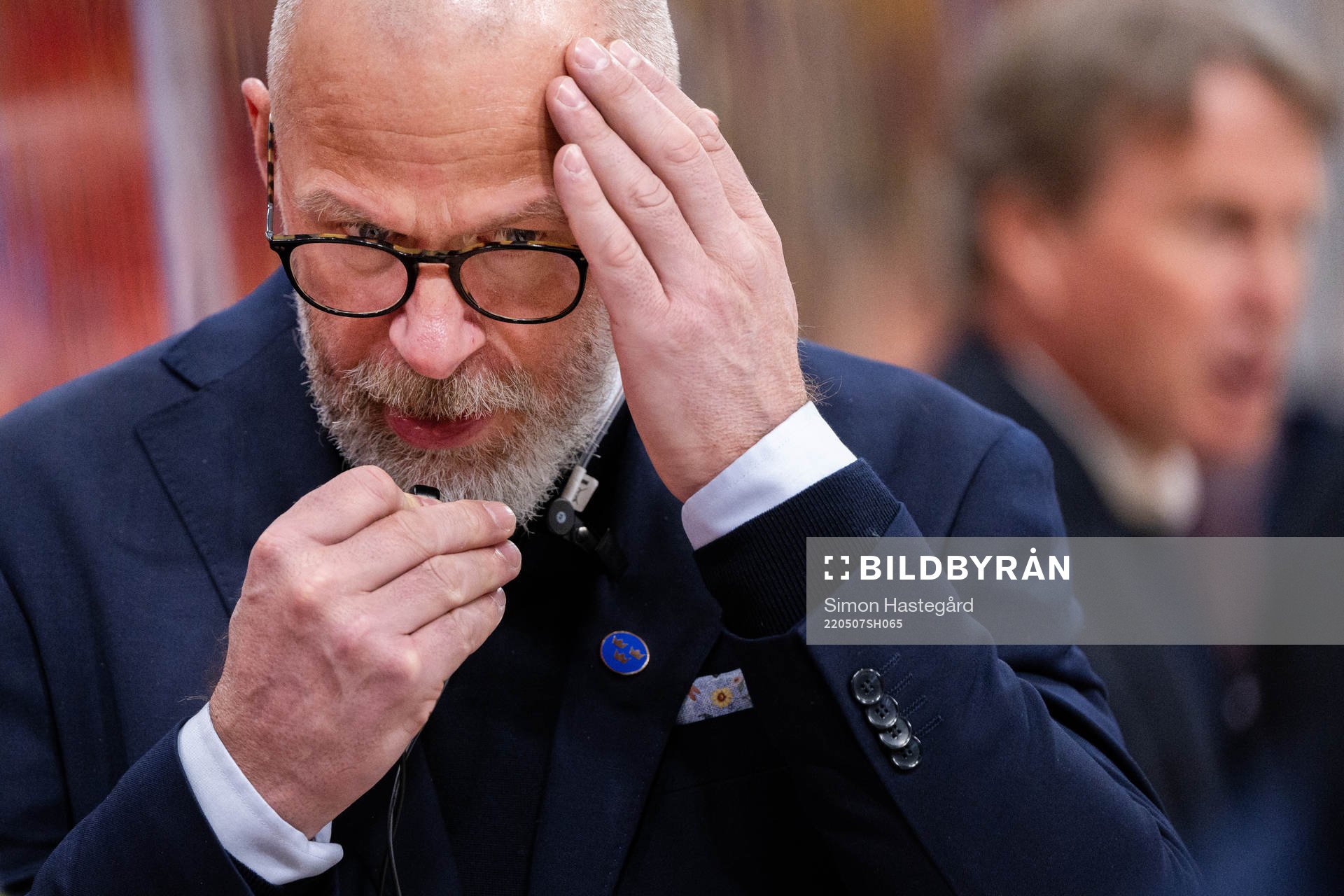 Assistant coach Markus Åkerblom of Sweden
