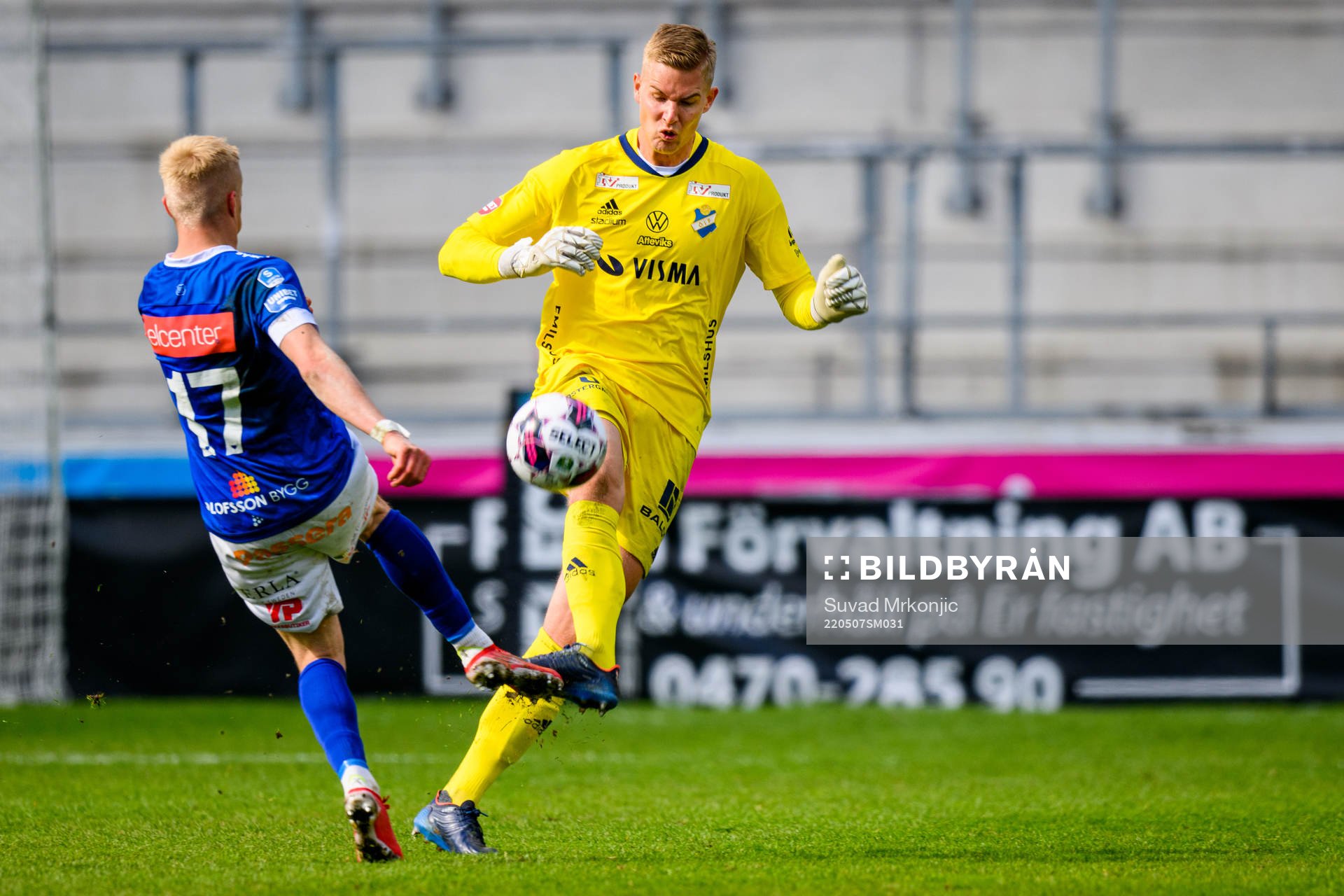 Norrbys Viktor Bergh och Östers Jörgen Nielsen