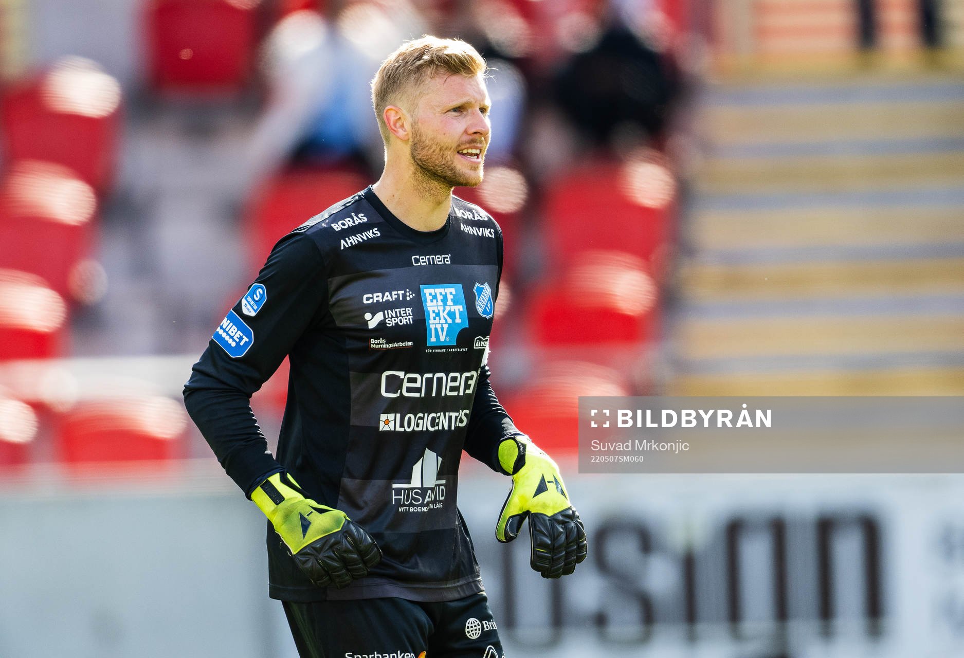 Norrbys målvakt Anton Cajtoft