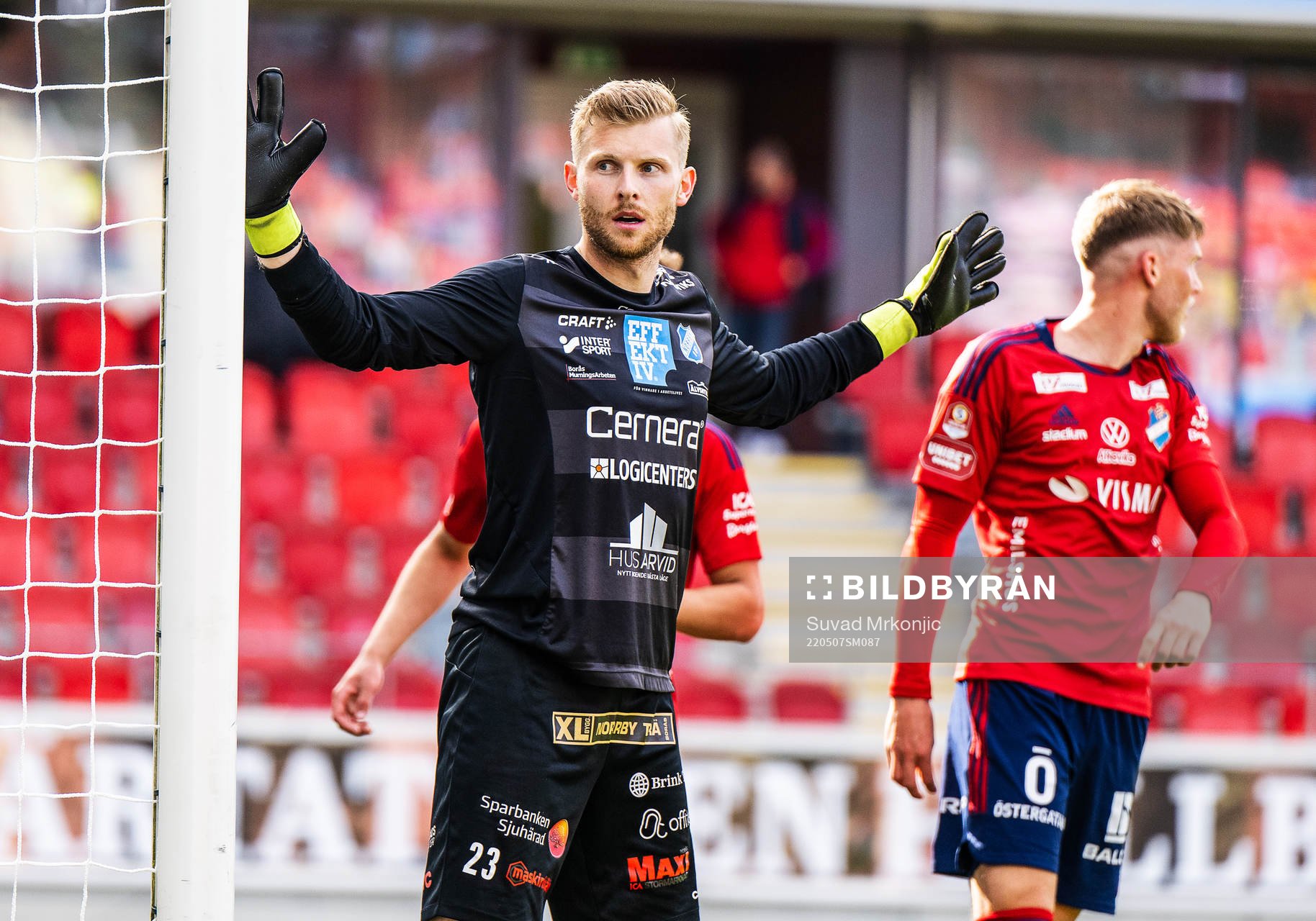 Norrbys målvakt Anton Cajtoft