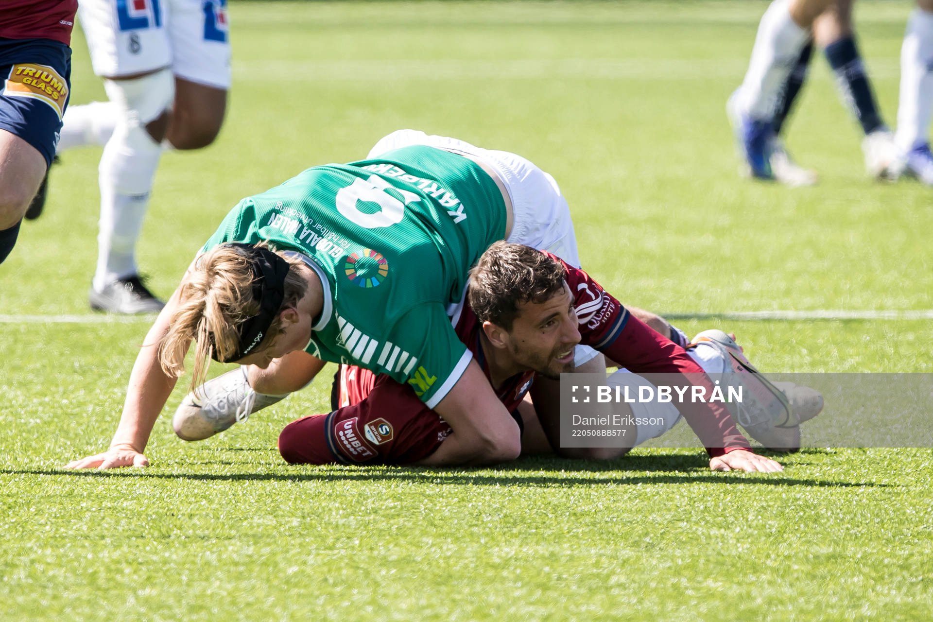 Brages Douglas Karlberg och Örgrytes Jonathan Azulay