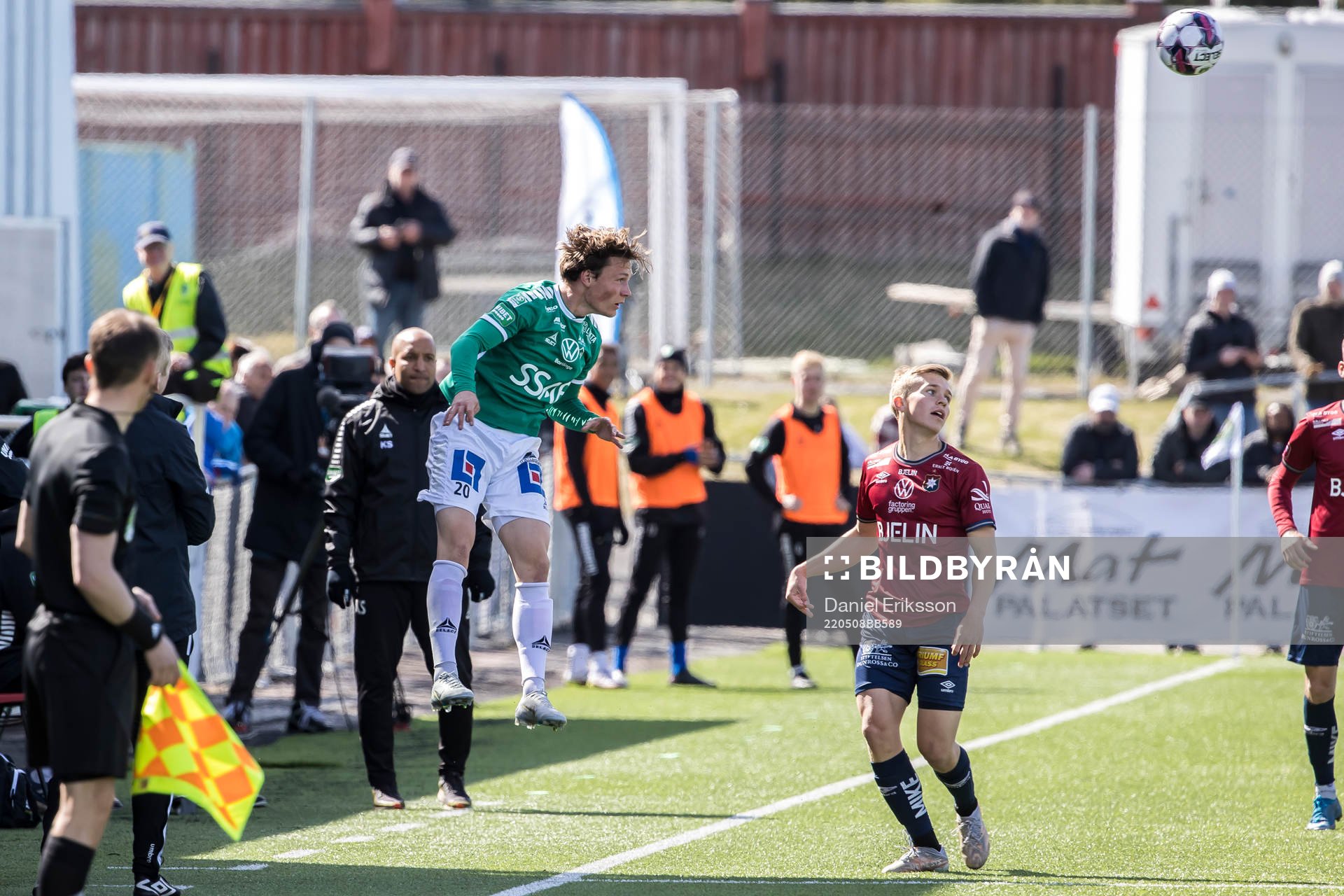 Brages Filip Sjöberg och Örgrytes Isak Dahlqvist