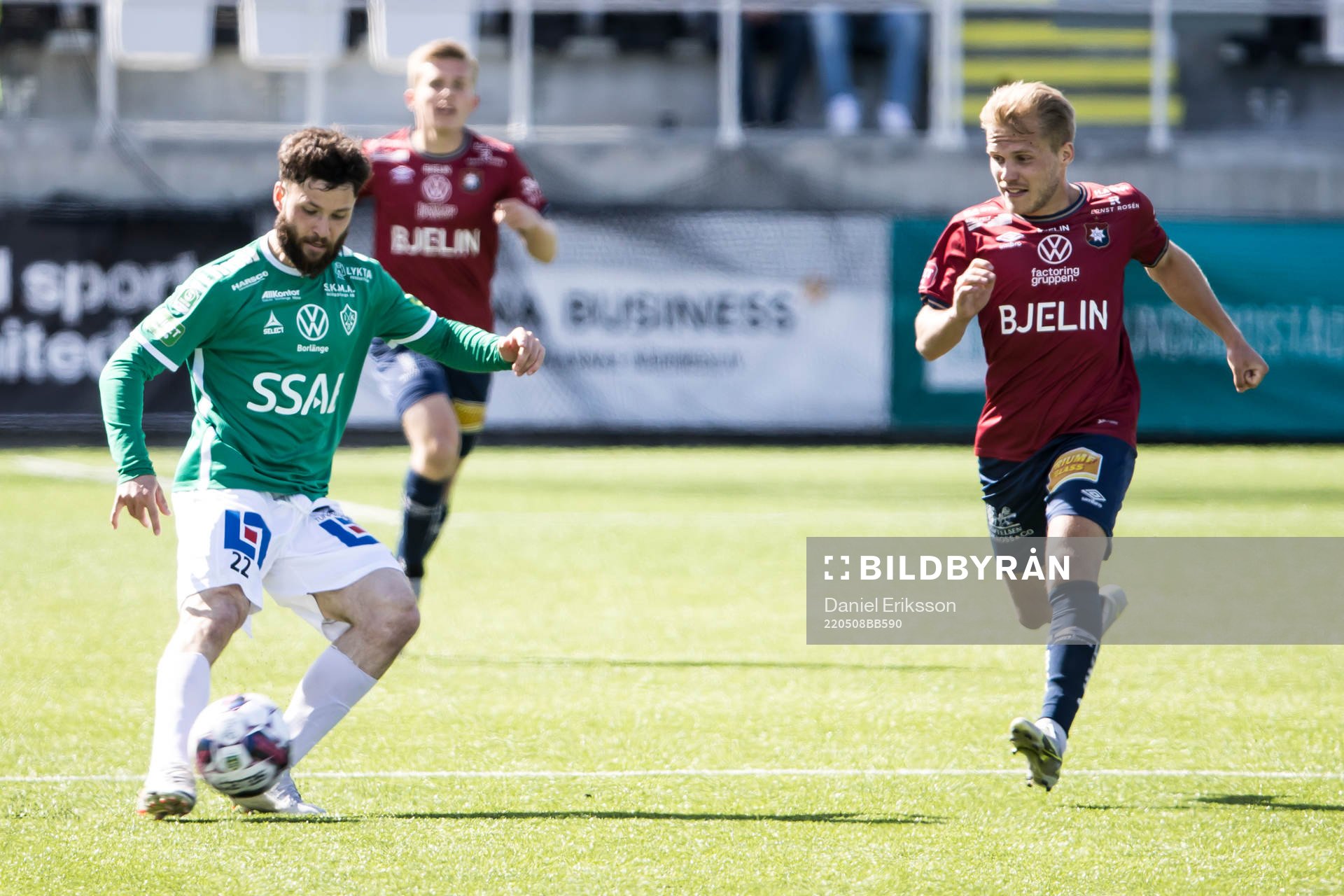 Brages Jonathan Syberg Tamimi och Örgrytes Isak Dahlqvist