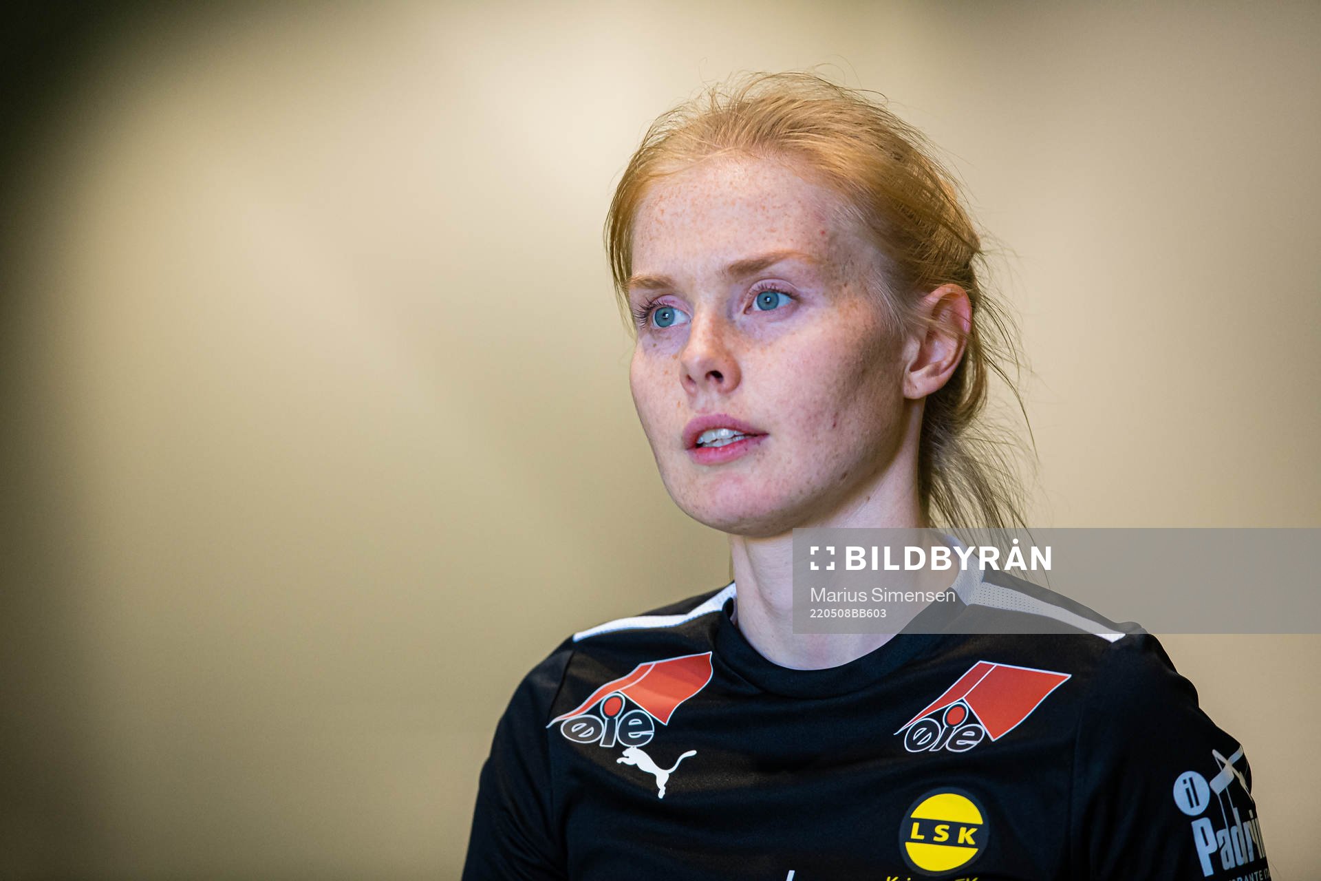 Malin Johnsen Brenn of LSK Kvinner ahead of the Toppserien football match between LSK Kvinner and Rosenborg on May 8, 2022 in Lillestrøm.