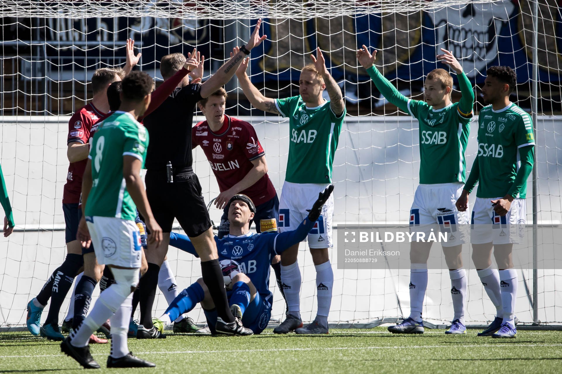 Brages målvakt Viktor Frodig