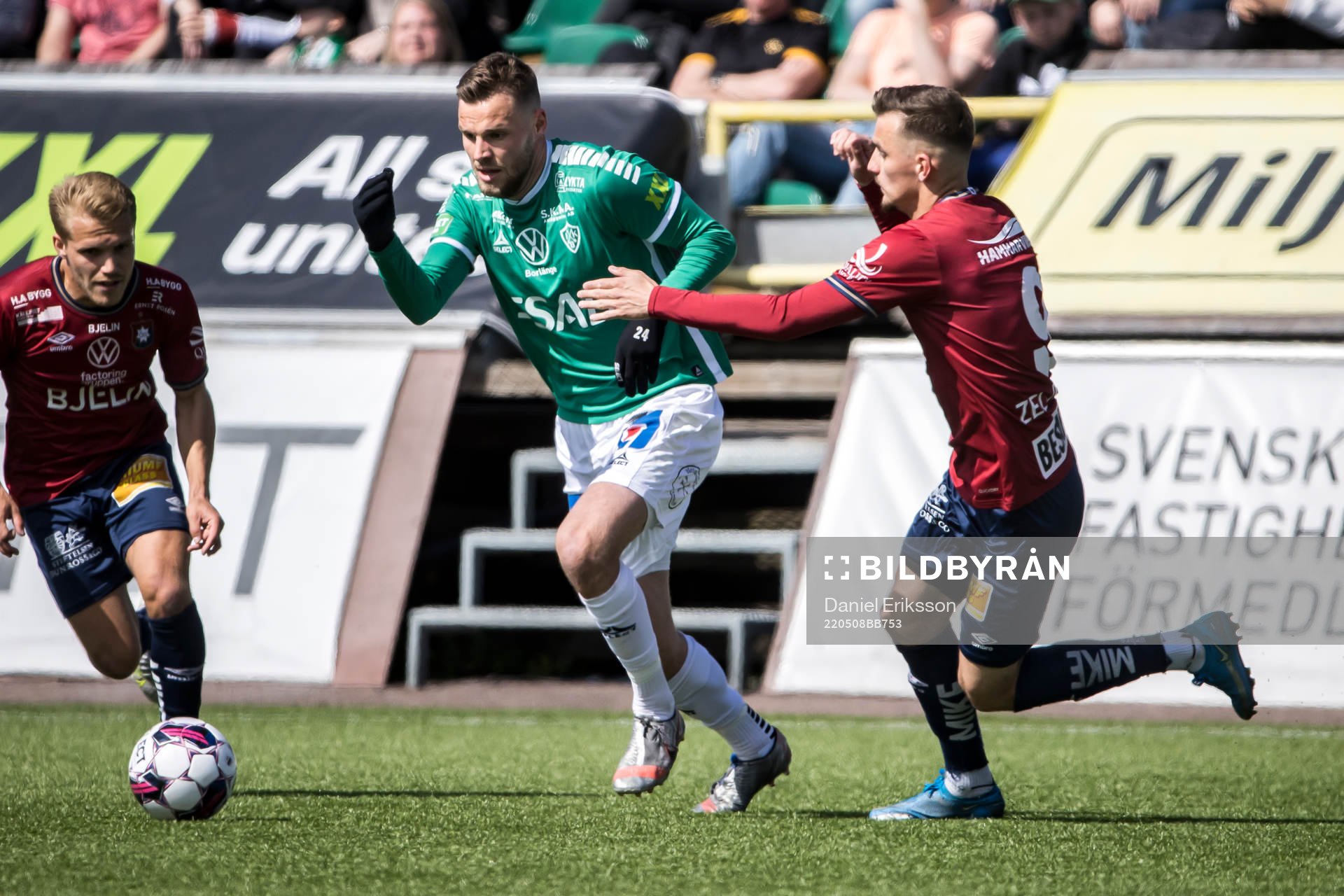 Brages Niklas Söderberg och Örgrytes Ajdin Zeljkovic