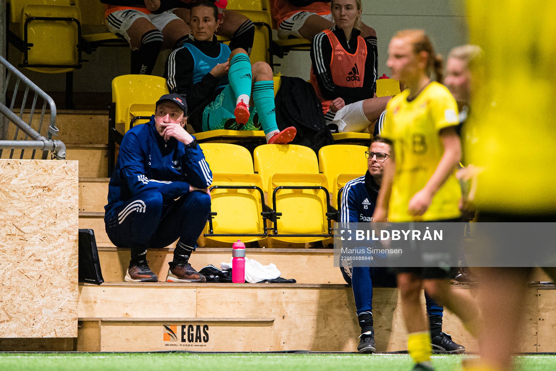 Steinar Lein, head coach of Rosenborg, and Robin Shroot,