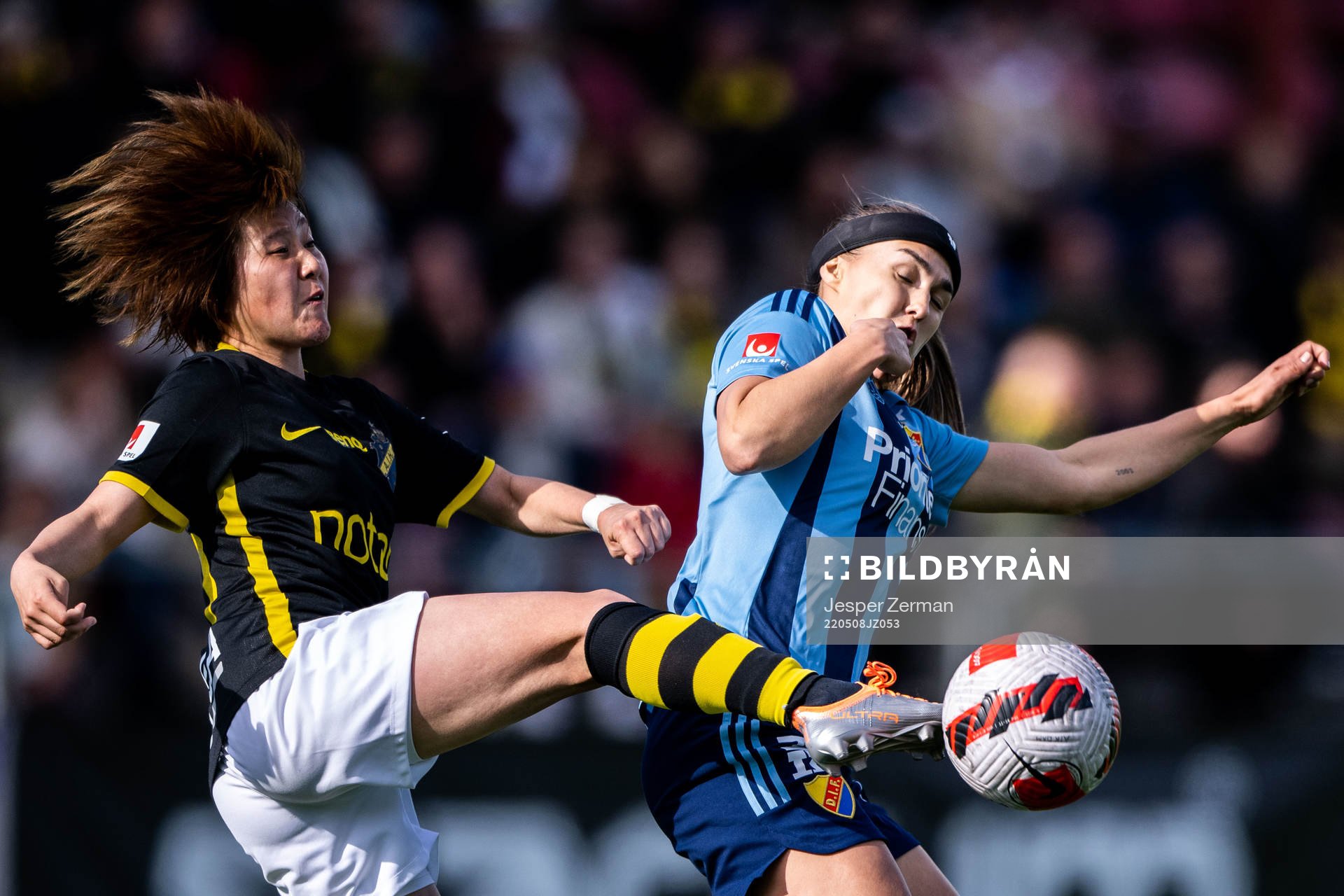 s Honoka Hayashi och Djurgårdens Lova Lundin