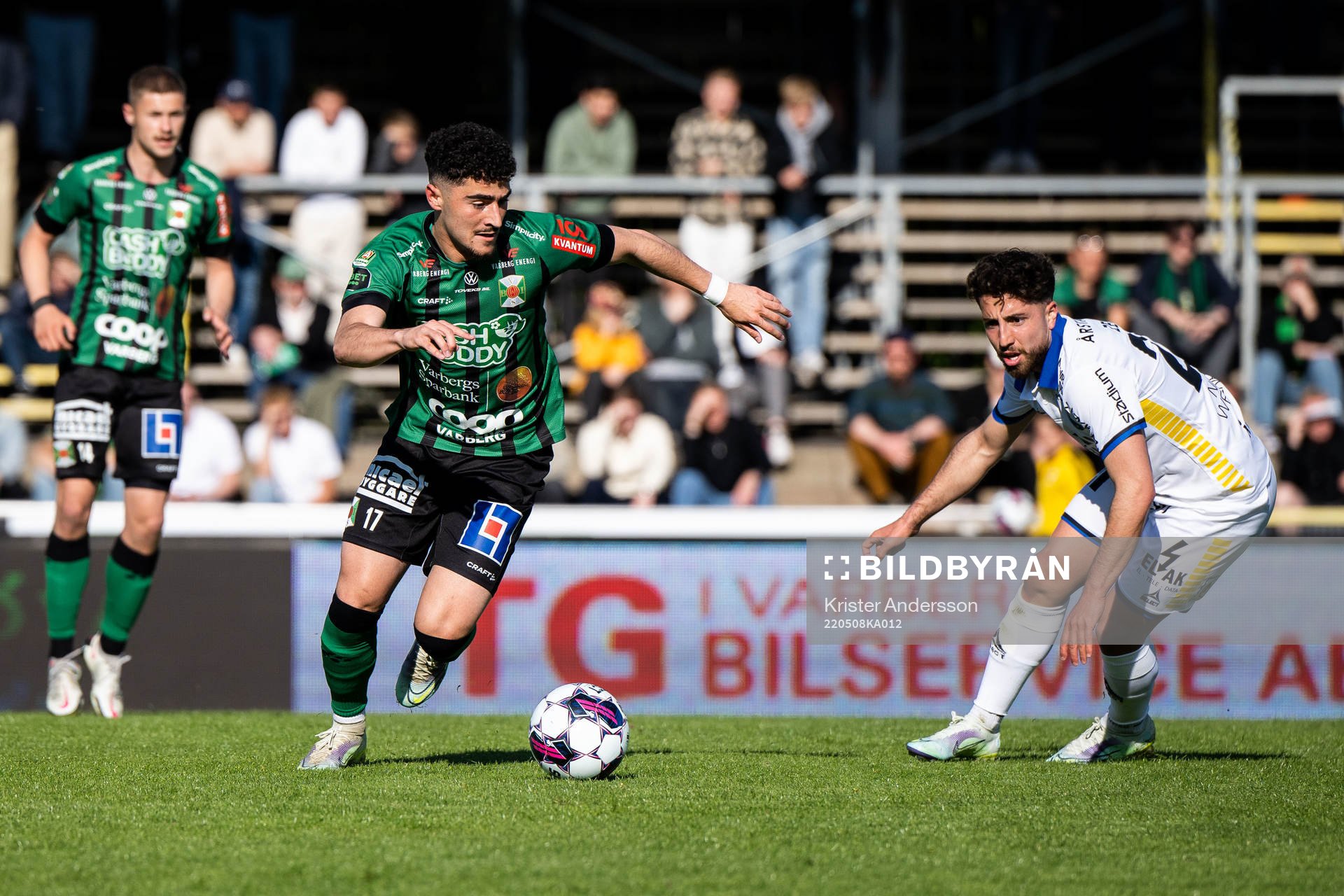 Varbergs Ismet Lushaku och Sirius Moustafa Zeidan
