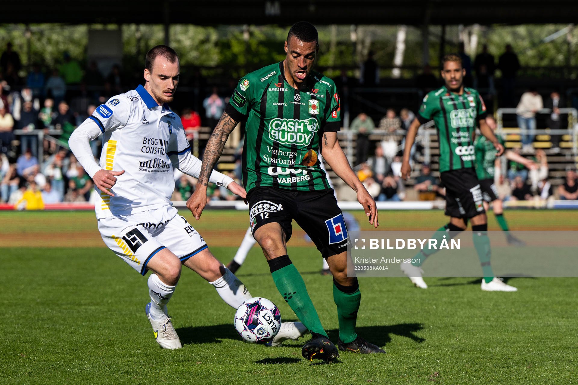 Sirius Adam Hellborg och Varbergs Simon Karlsson Adjei