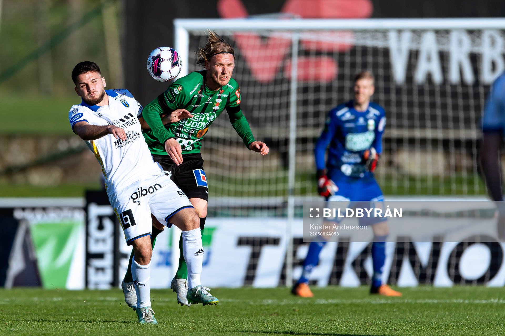 Sirius Edi Sylisufay och Varbergs Hampus Zachrisson