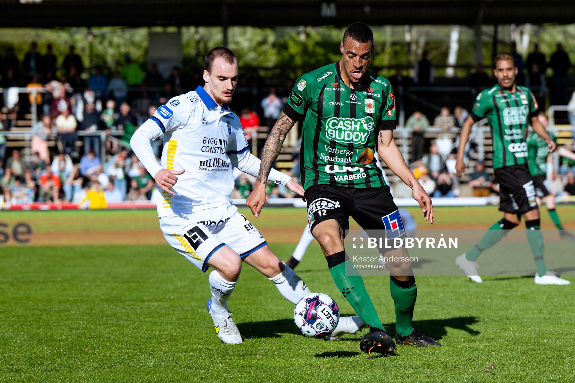 Sirius Adam Hellborg och Varbergs Simon Karlsson Adjei