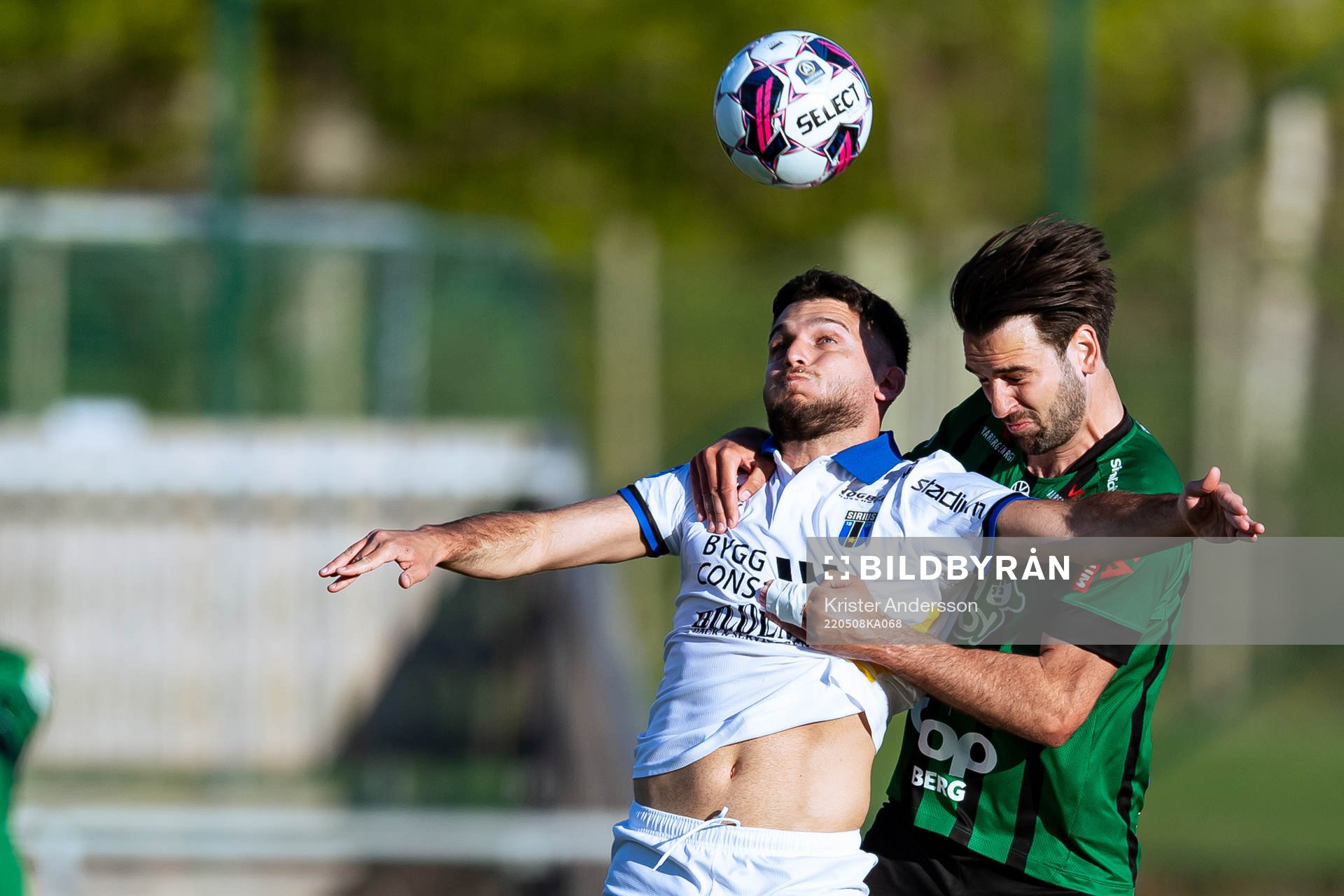 Sirius Edi Sylisufay och Varbergs Oliver Stanisic