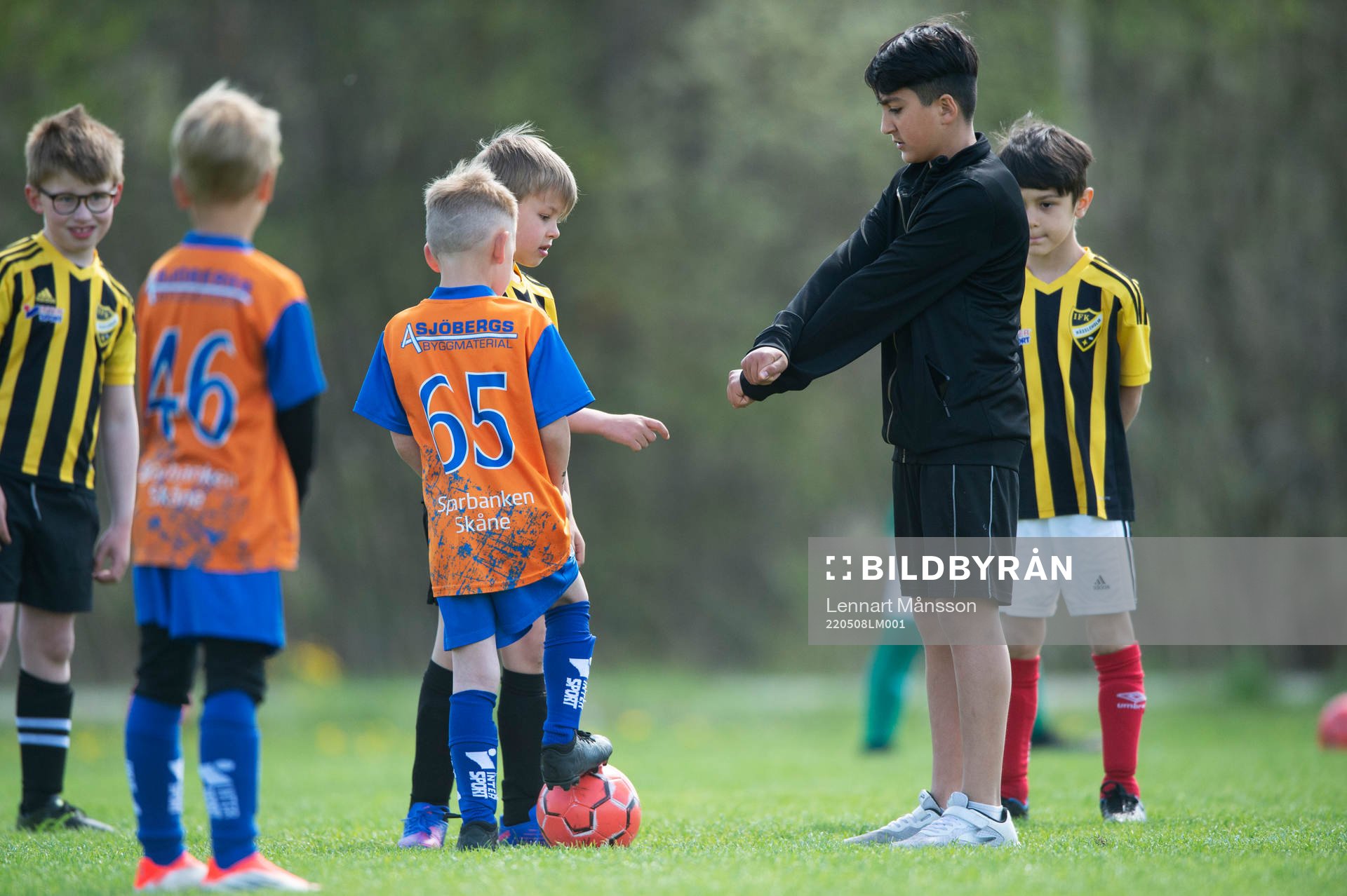 i matchen för pojkar födda 2014 (U8) mellan IFK