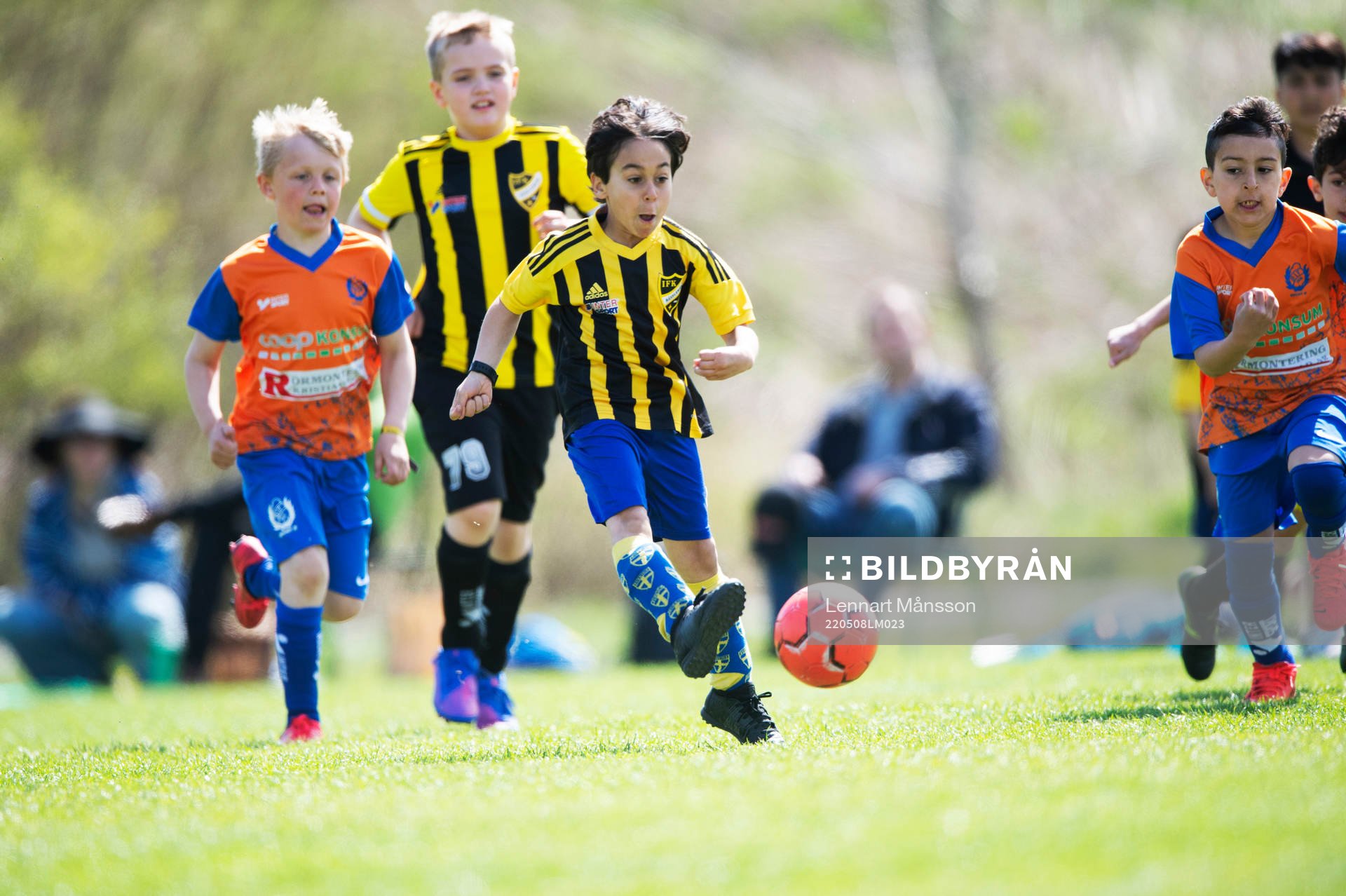 i matchen för pojkar födda 2014 (U8) mellan IFK