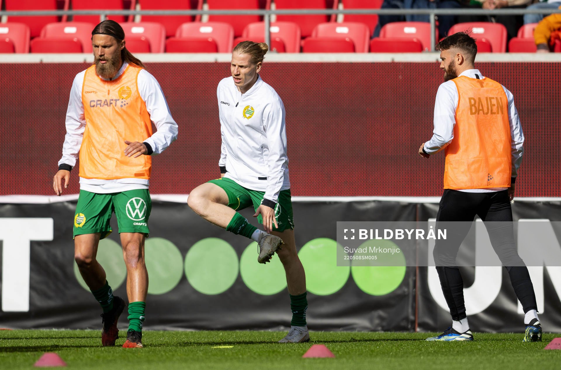 Hammarbys Björn Paulsen och Gustav Ludwigson