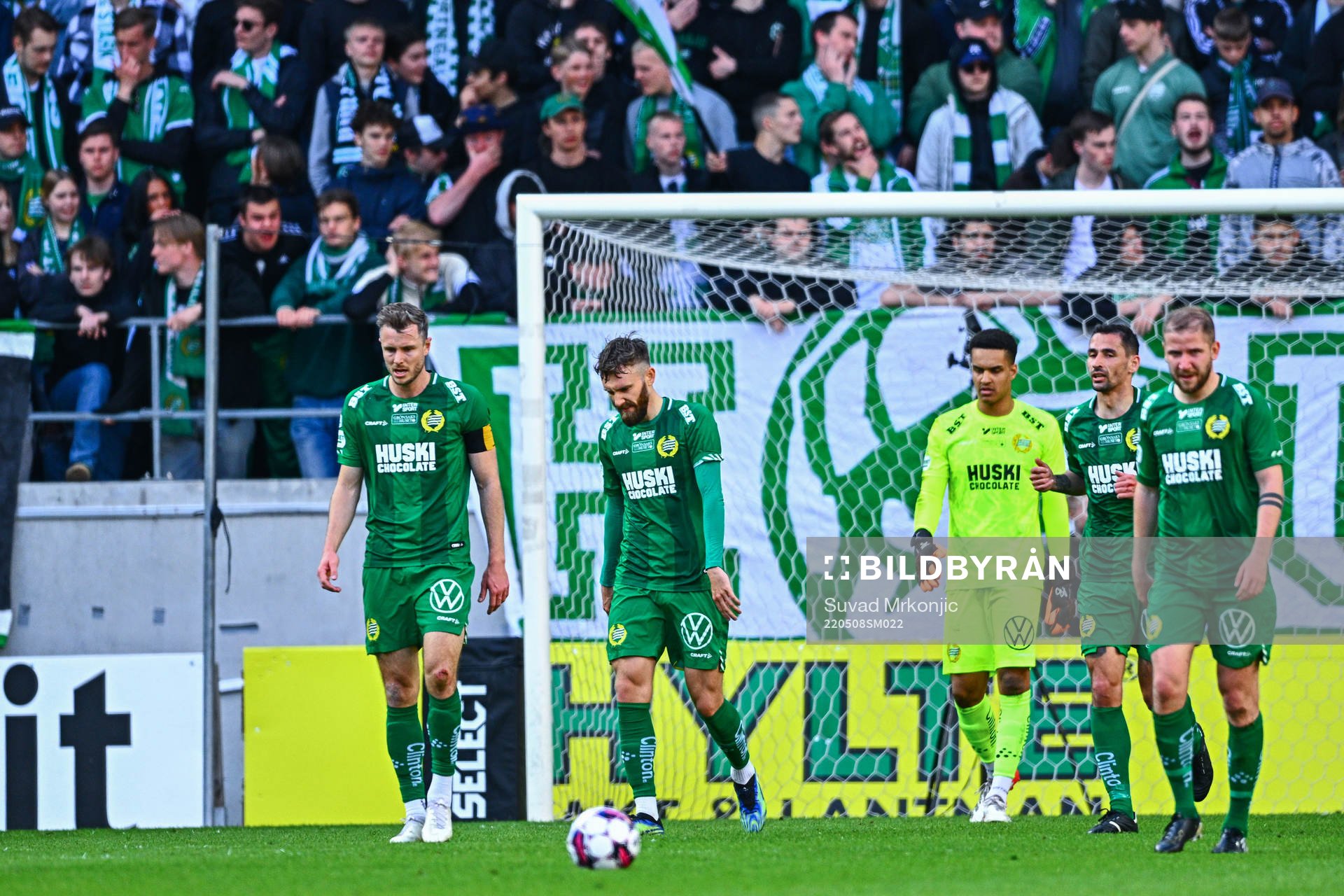 Hammarbys spelare deppar
